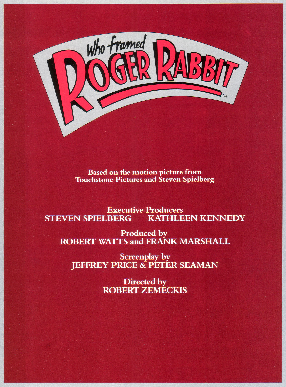 Marvel Graphic Novel: Who Framed Roger Rabbit issue Full - Page 3
