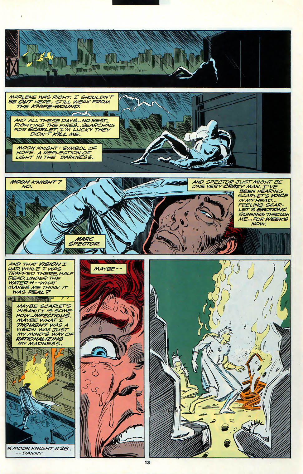 Read online Marc Spector: Moon Knight comic -  Issue #30 - 10