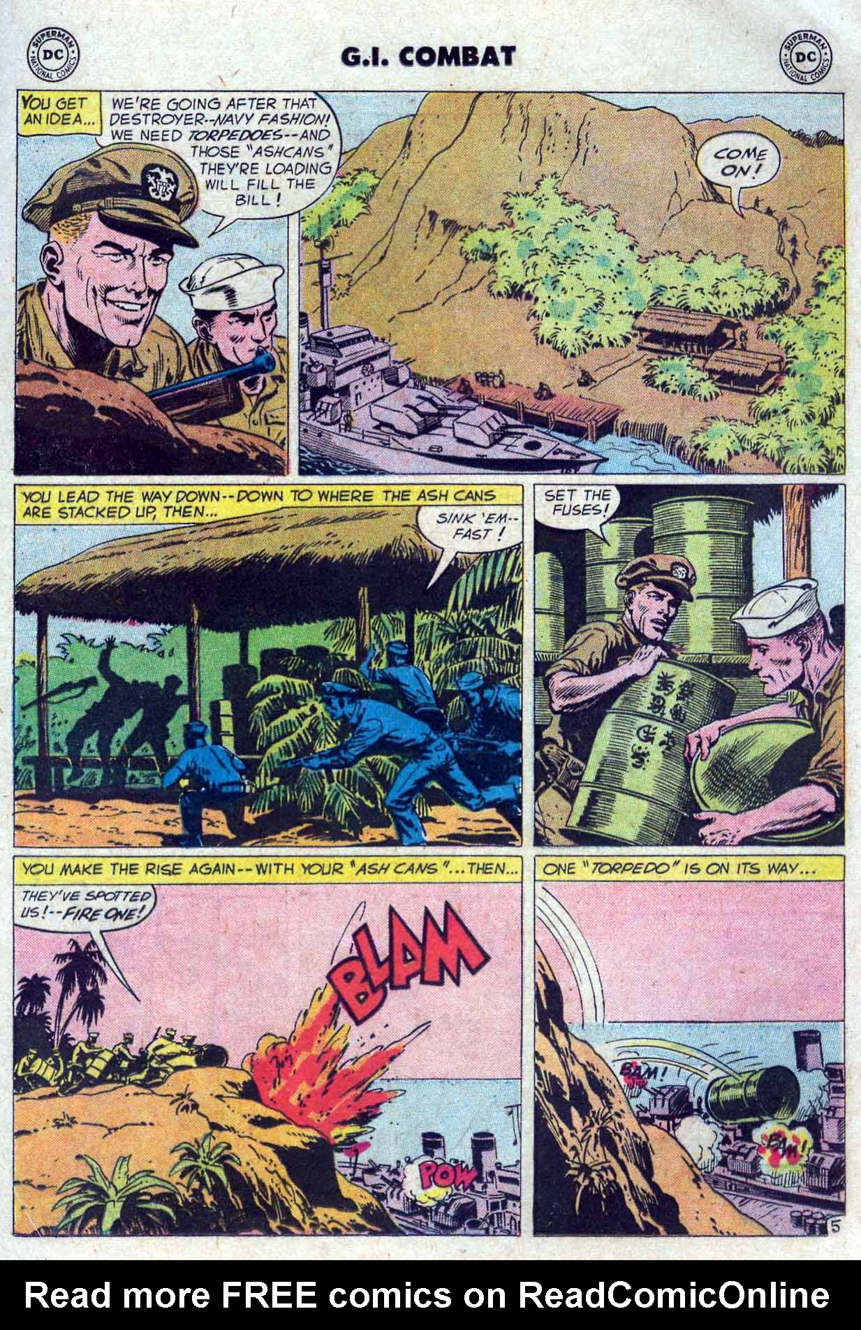 Read online G.I. Combat (1952) comic -  Issue #52 - 17