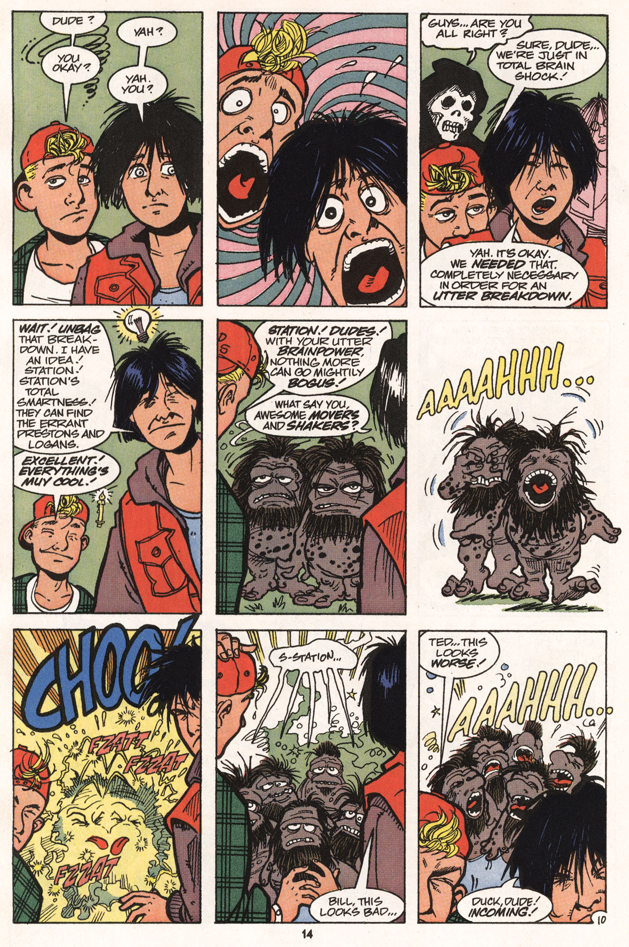 Read online Bill & Ted's Excellent Comic Book comic -  Issue #4 - 15