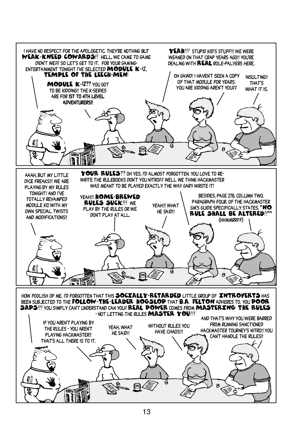 Read online Knights of the Dinner Table comic -  Issue #7 - 15