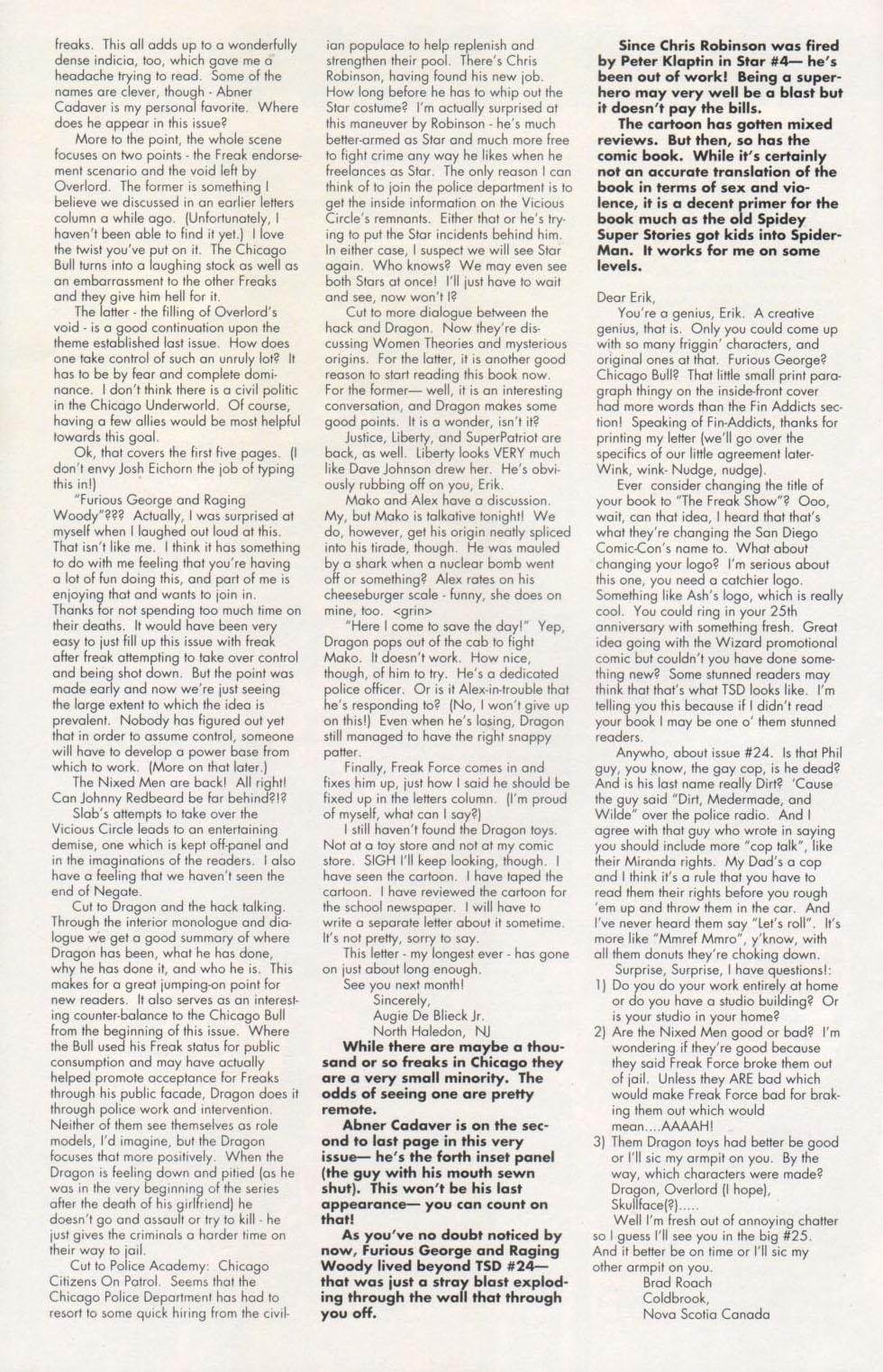 Read online The Savage Dragon (1993) comic -  Issue #26 - 27