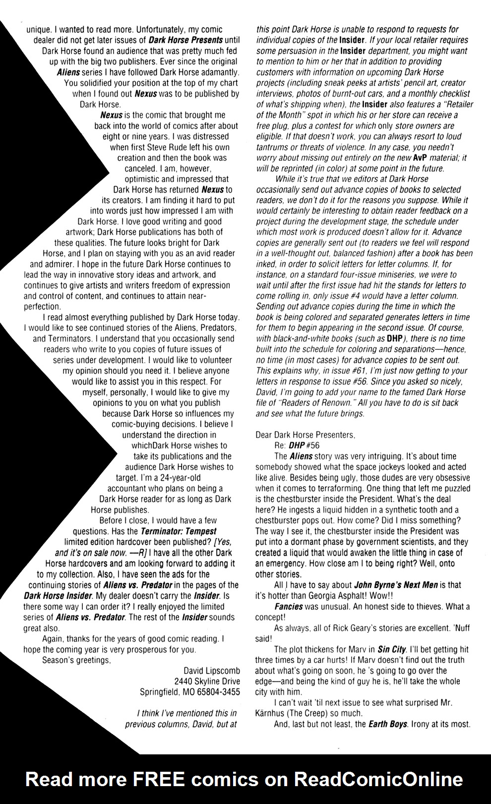 Read online Dark Horse Presents (1986) comic -  Issue #61 - 21