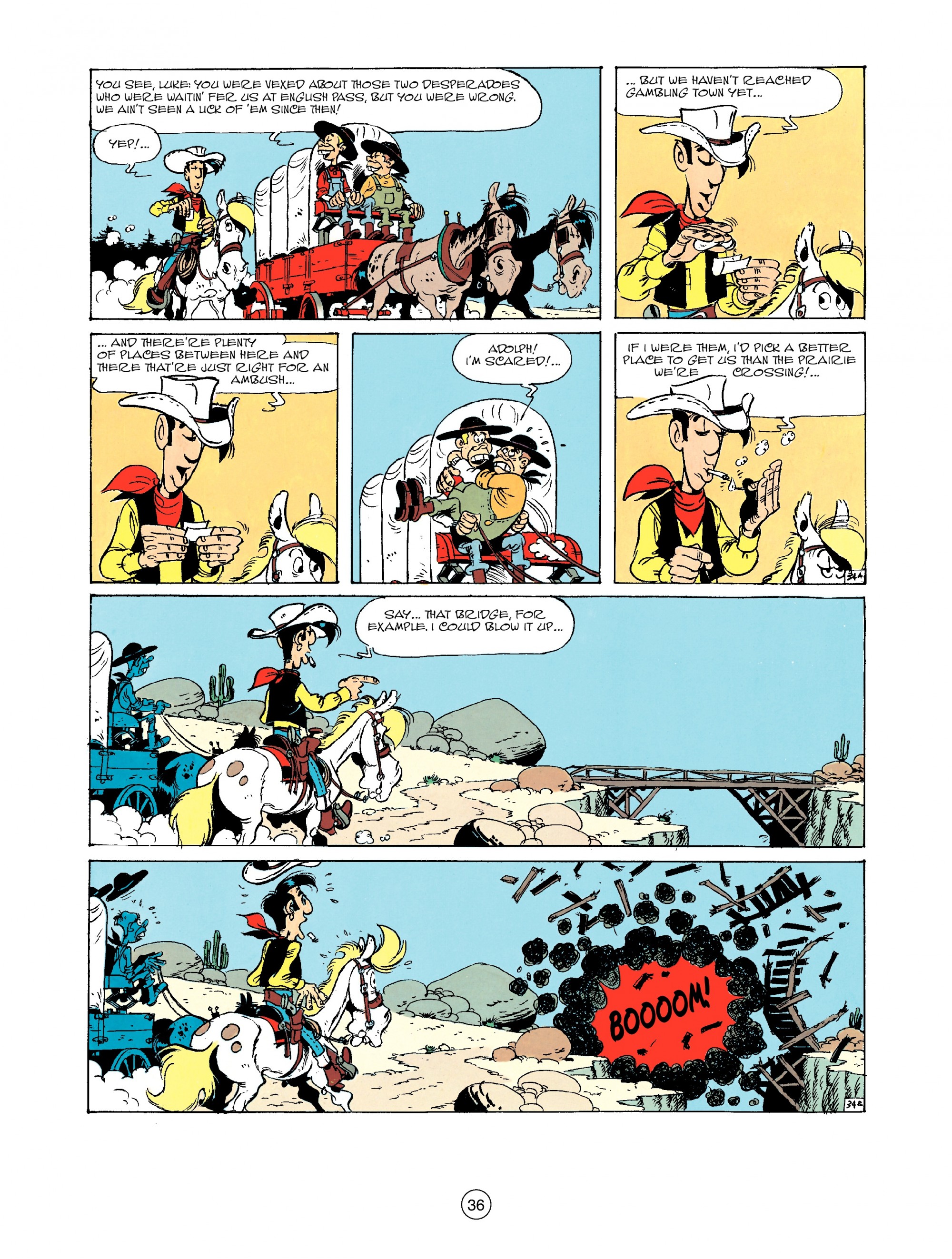 Read online A Lucky Luke Adventure comic -  Issue #33 - 36