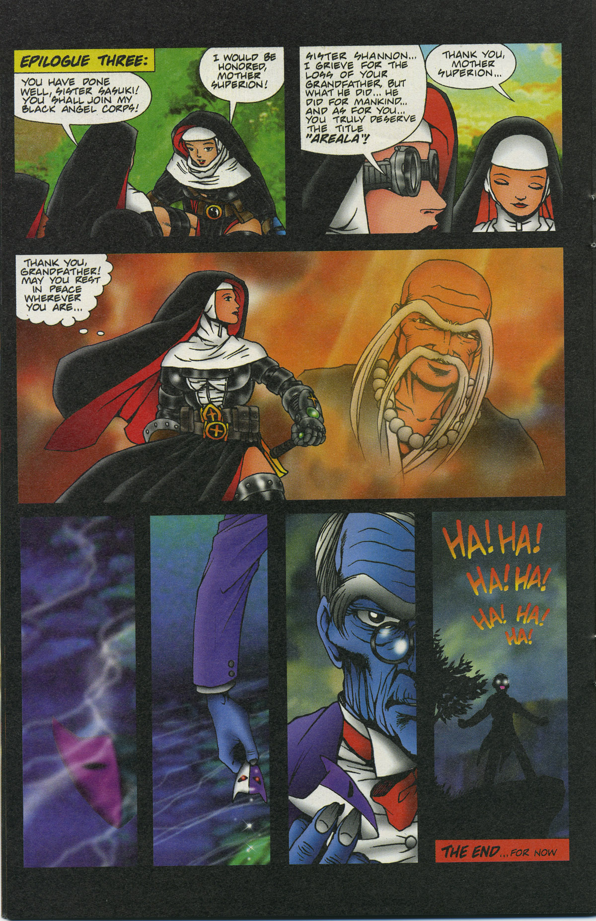 Read online Warrior Nun Areala: Rituals comic -  Issue #6 - 25