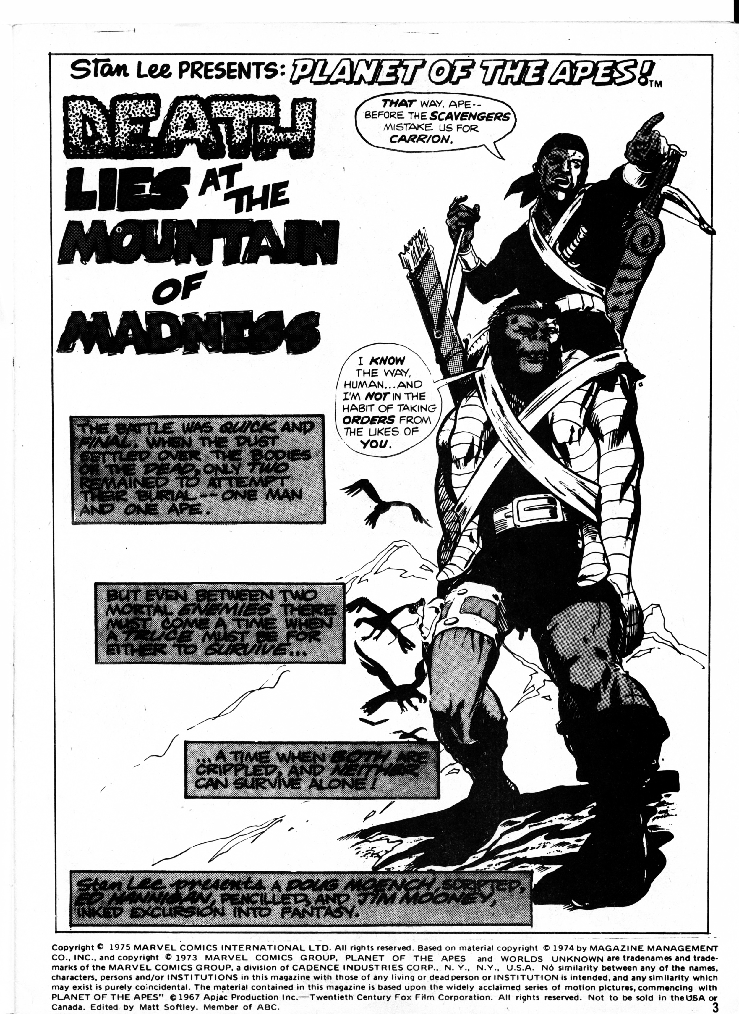 Read online Planet of the Apes (1974) comic -  Issue #21 - 3
