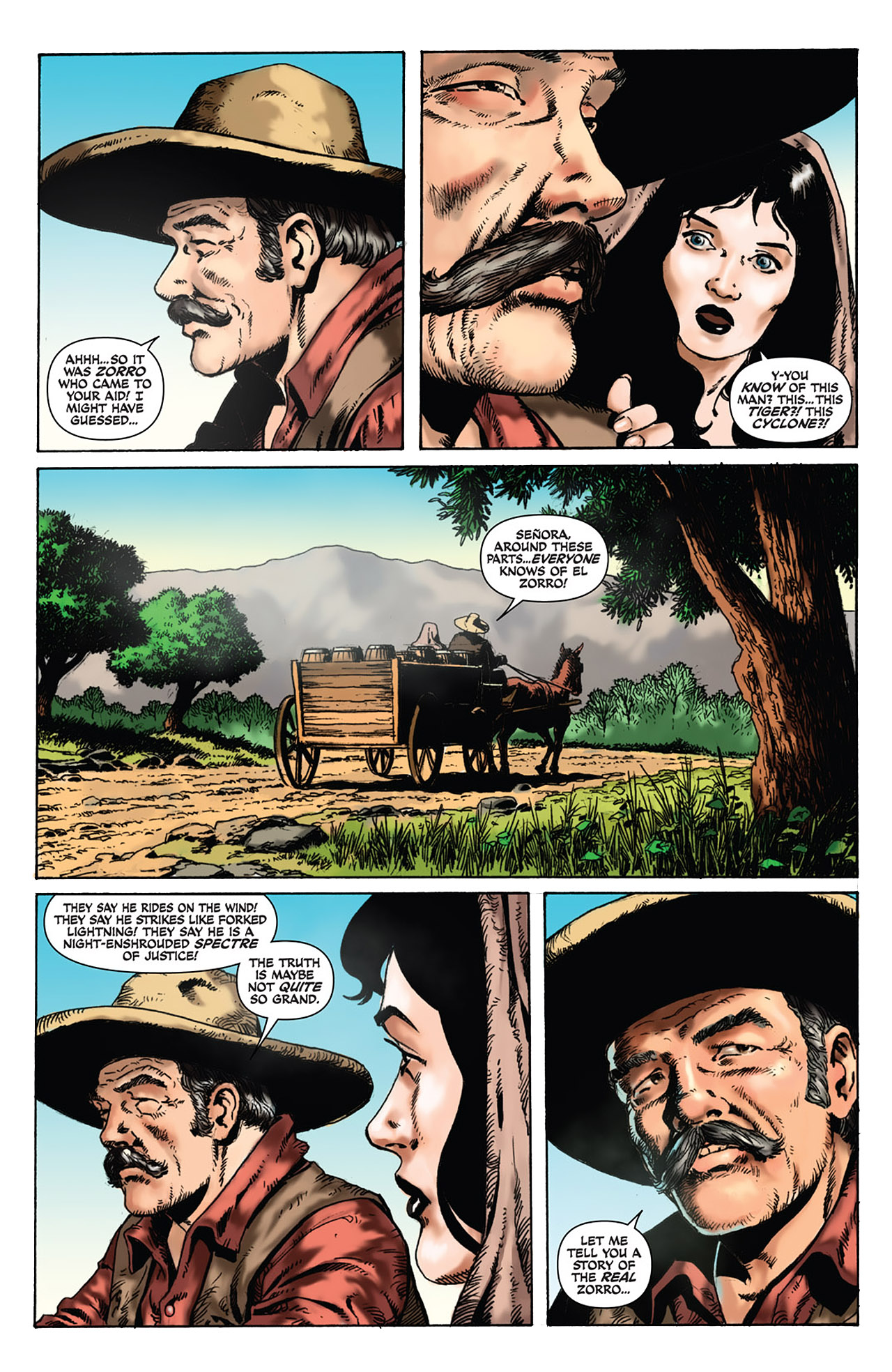 Read online Zorro Rides Again comic -  Issue #4 - 9