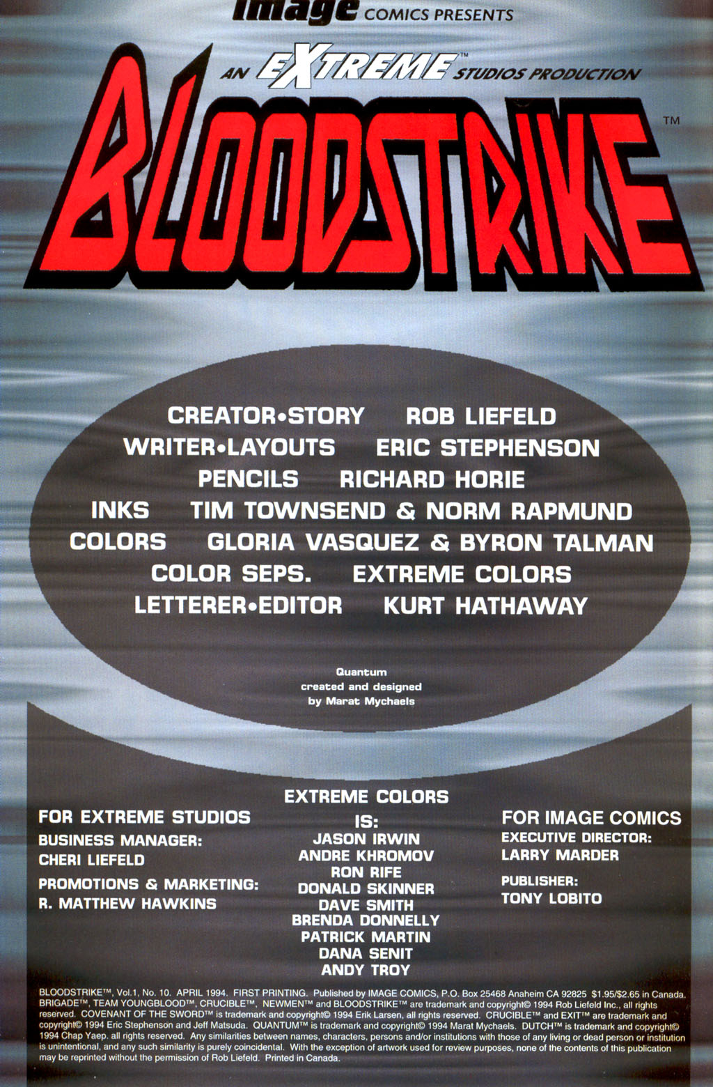 Read online Bloodstrike (1993) comic -  Issue #10 - 2