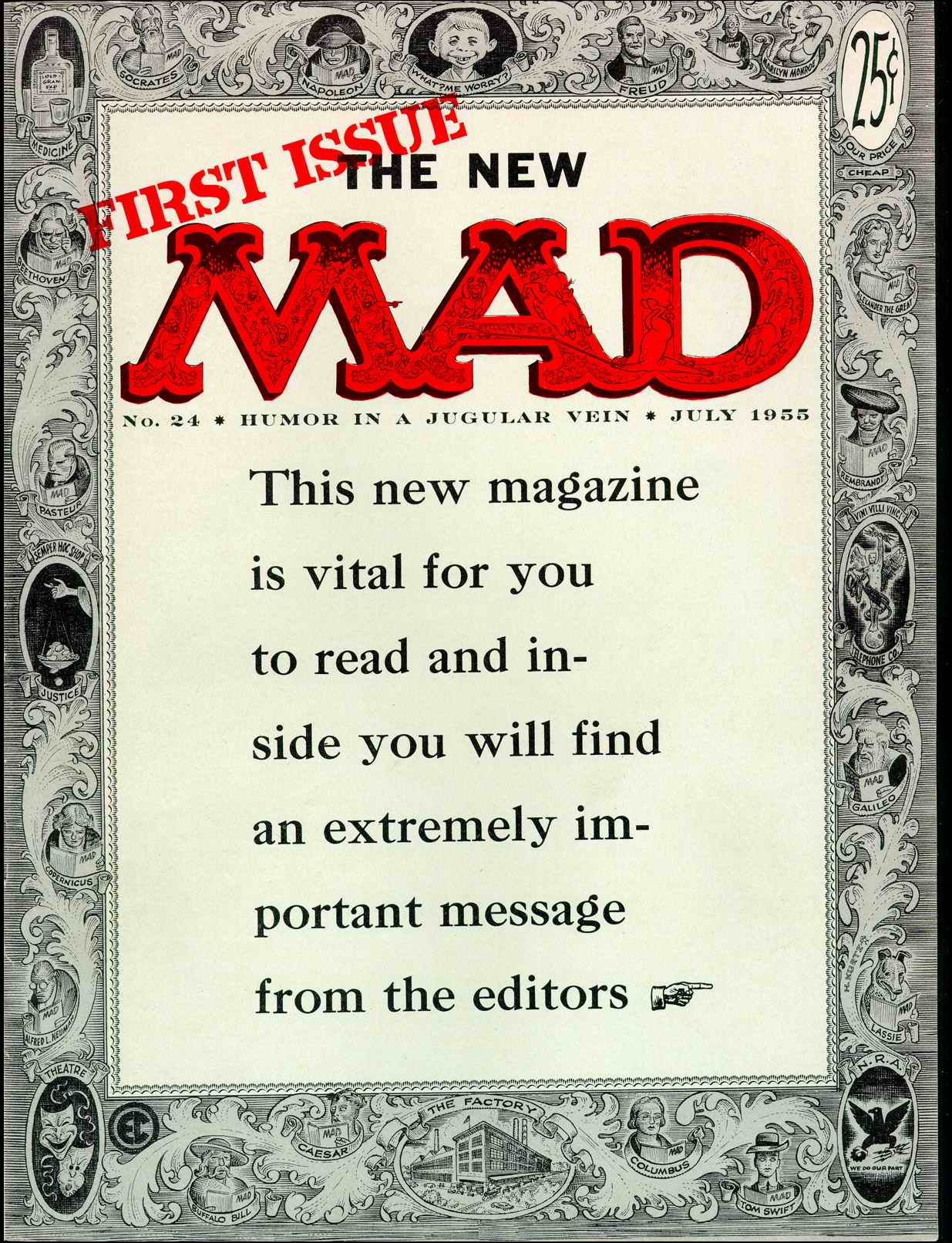 Read online MAD comic -  Issue #24 - 1