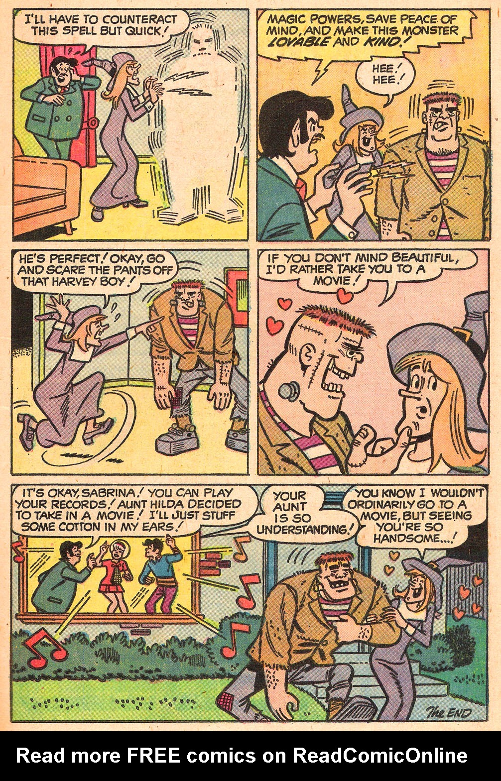 Read online Sabrina The Teenage Witch (1971) comic -  Issue #12 - 21