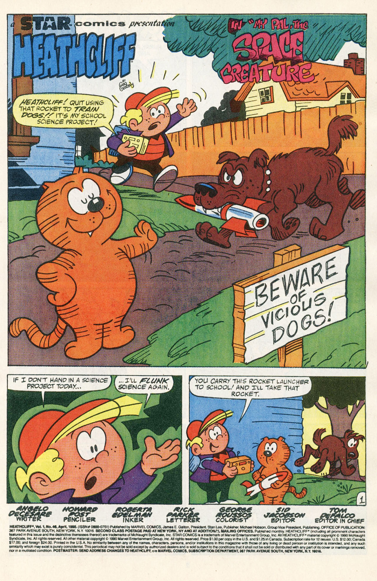 Read online Heathcliff comic -  Issue #46 - 3