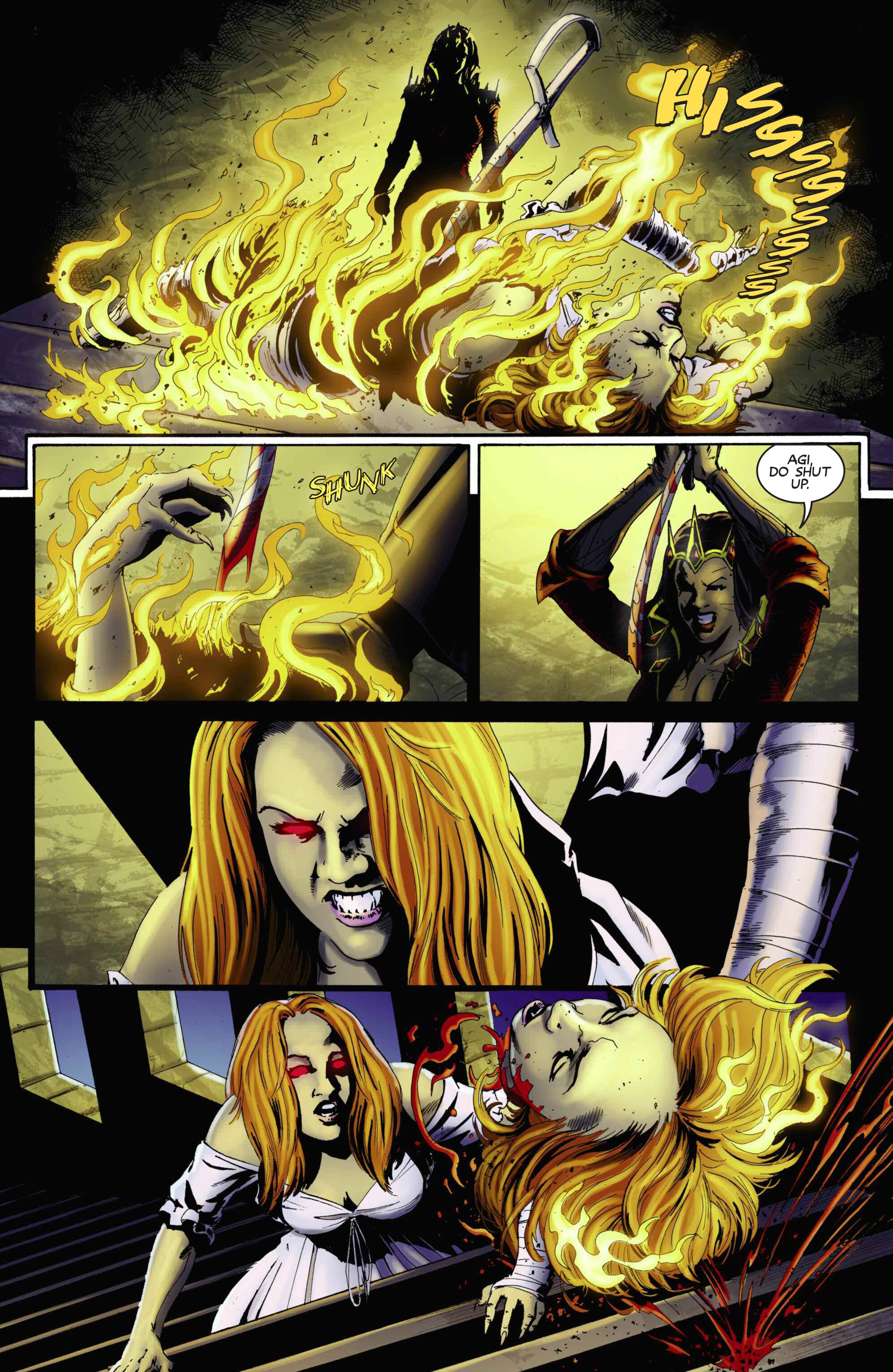 Read online Blood Queen Vs. Dracula comic -  Issue #3 - 15