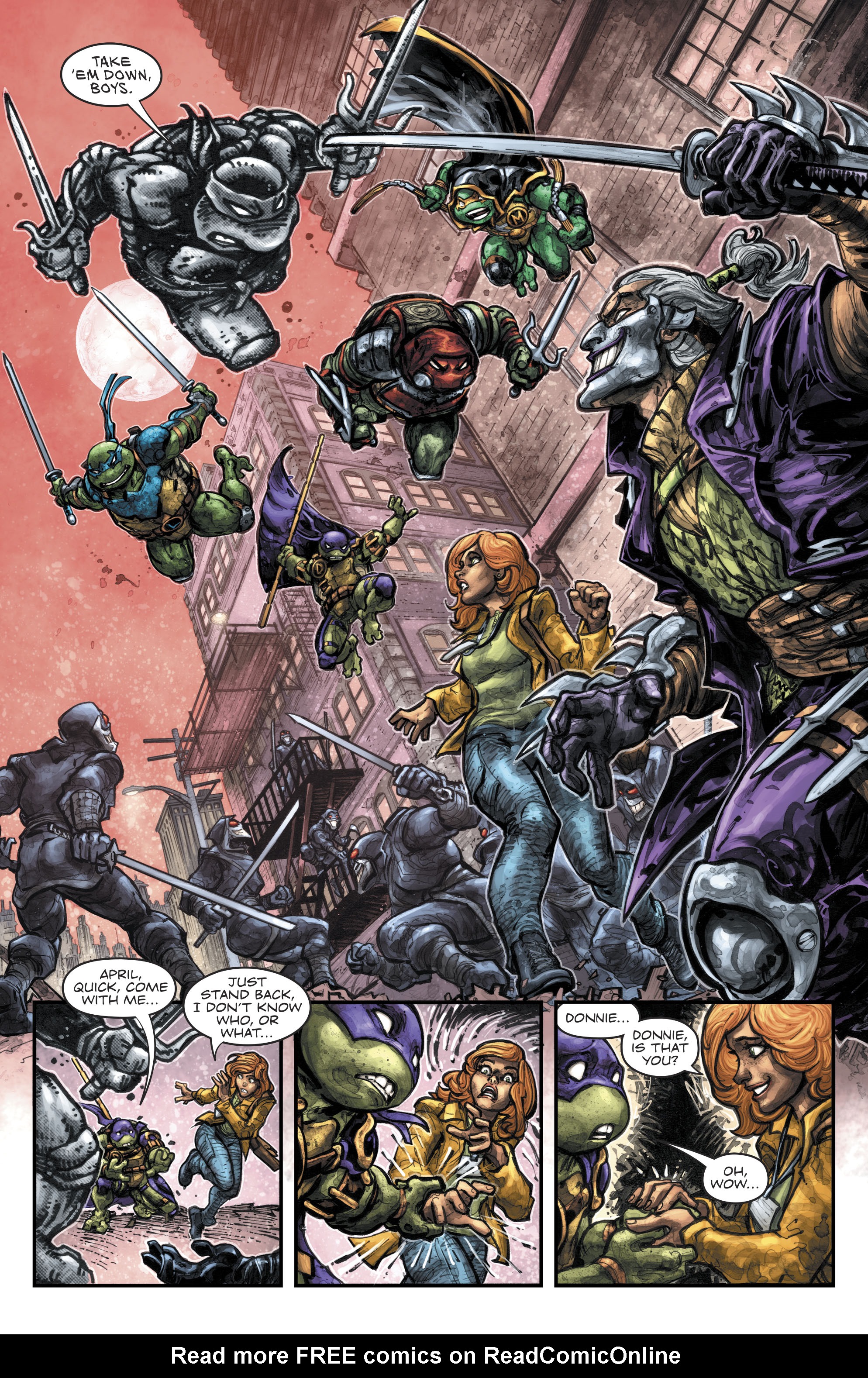 Read online Batman/Teenage Mutant Ninja Turtles III comic -  Issue #3 - 15