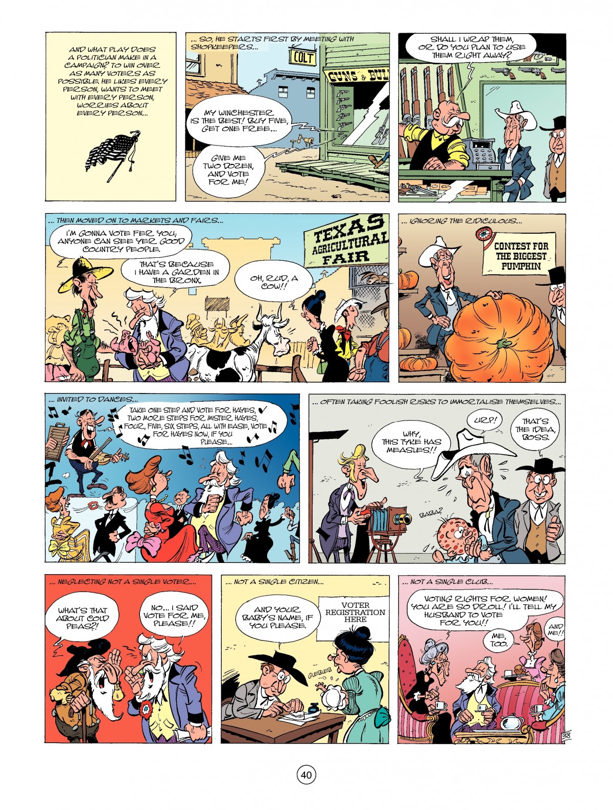 Read online A Lucky Luke Adventure comic -  Issue #39 - 40