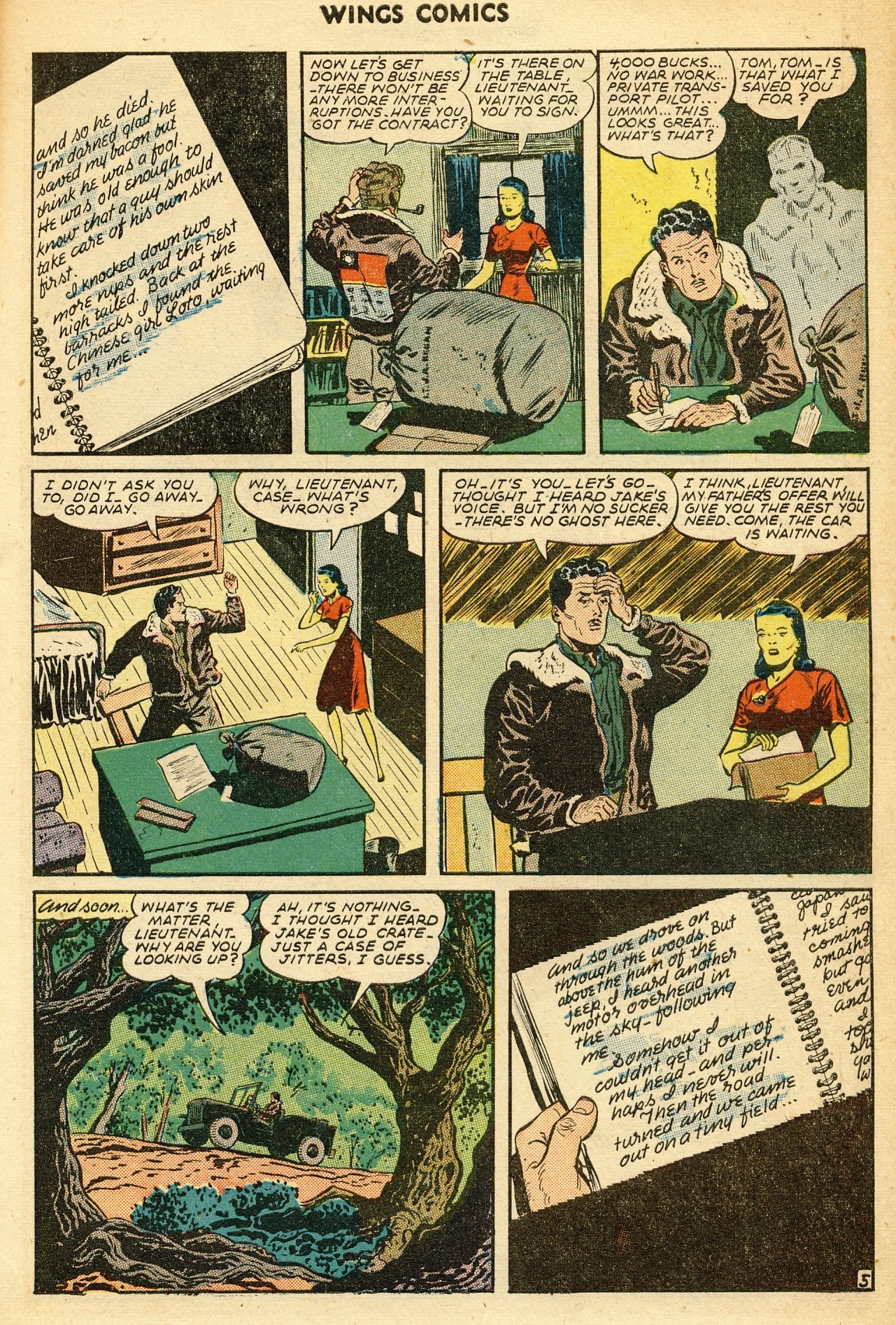 Read online Wings Comics comic -  Issue #60 - 7