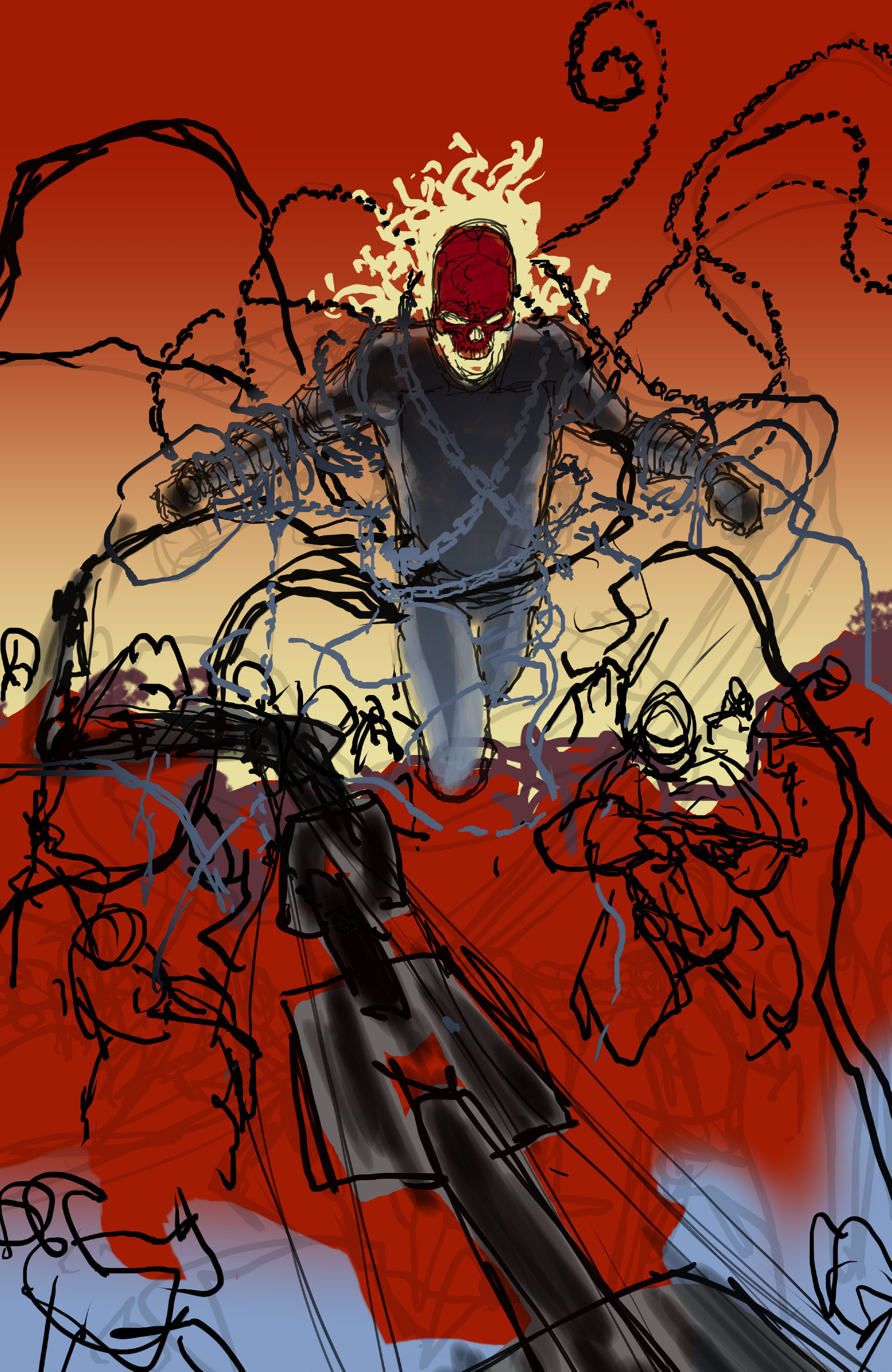 Read online Ghost Rider (2019) comic -  Issue # _Director's Cut - 80