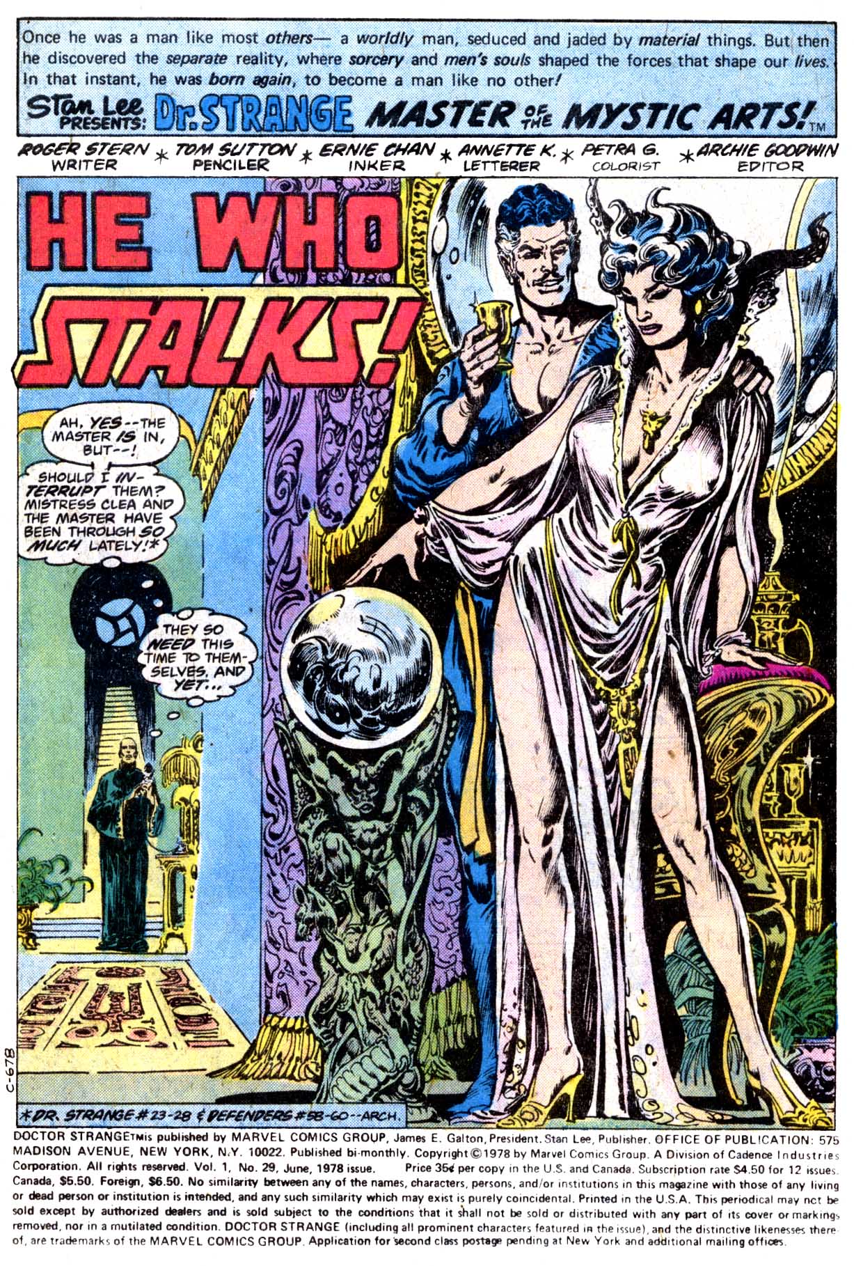 Read online Doctor Strange (1974) comic -  Issue #29 - 2