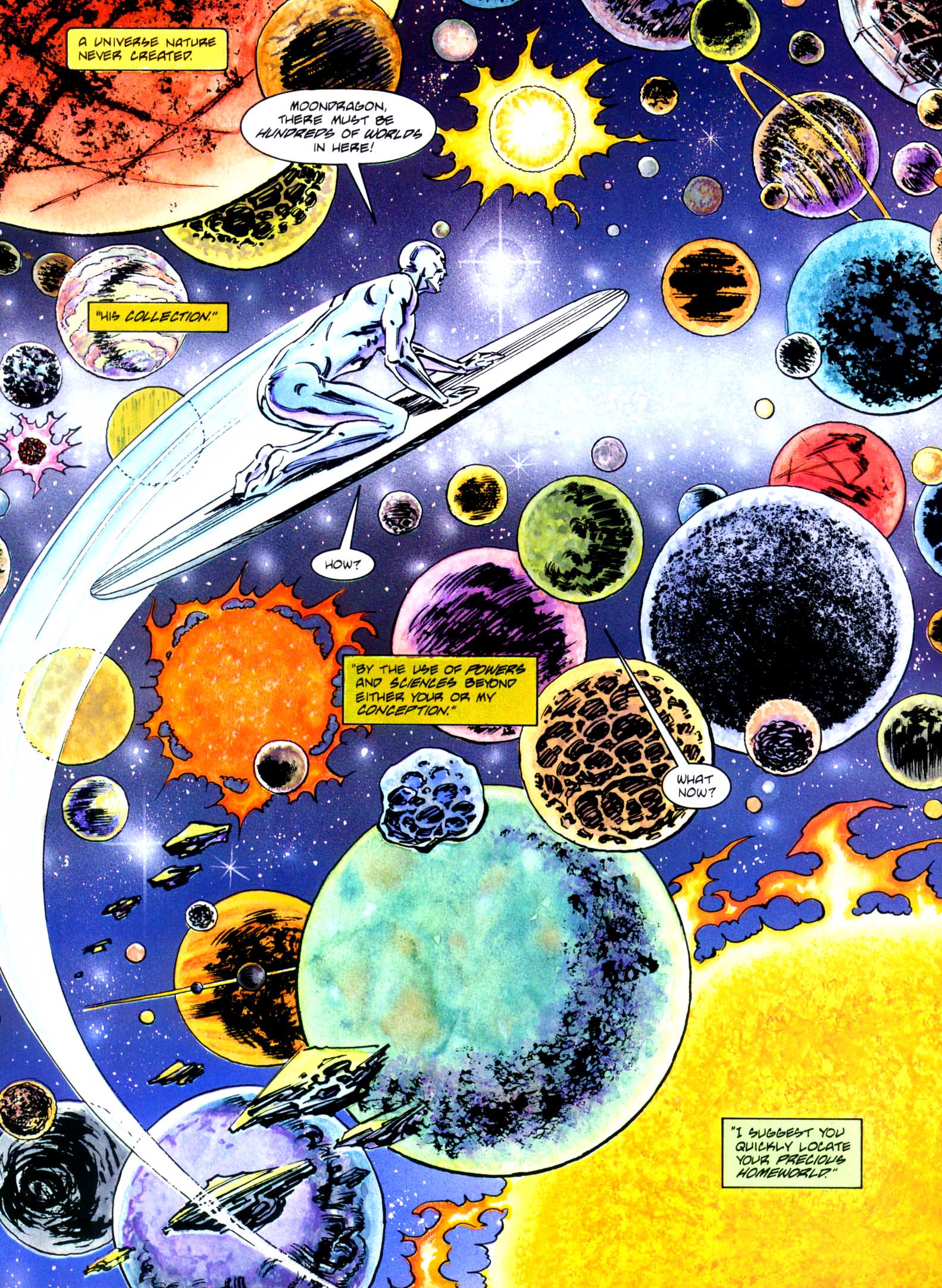 Read online Marvel Graphic Novel comic -  Issue #71 - Silver Surfer - Homecoming - 19