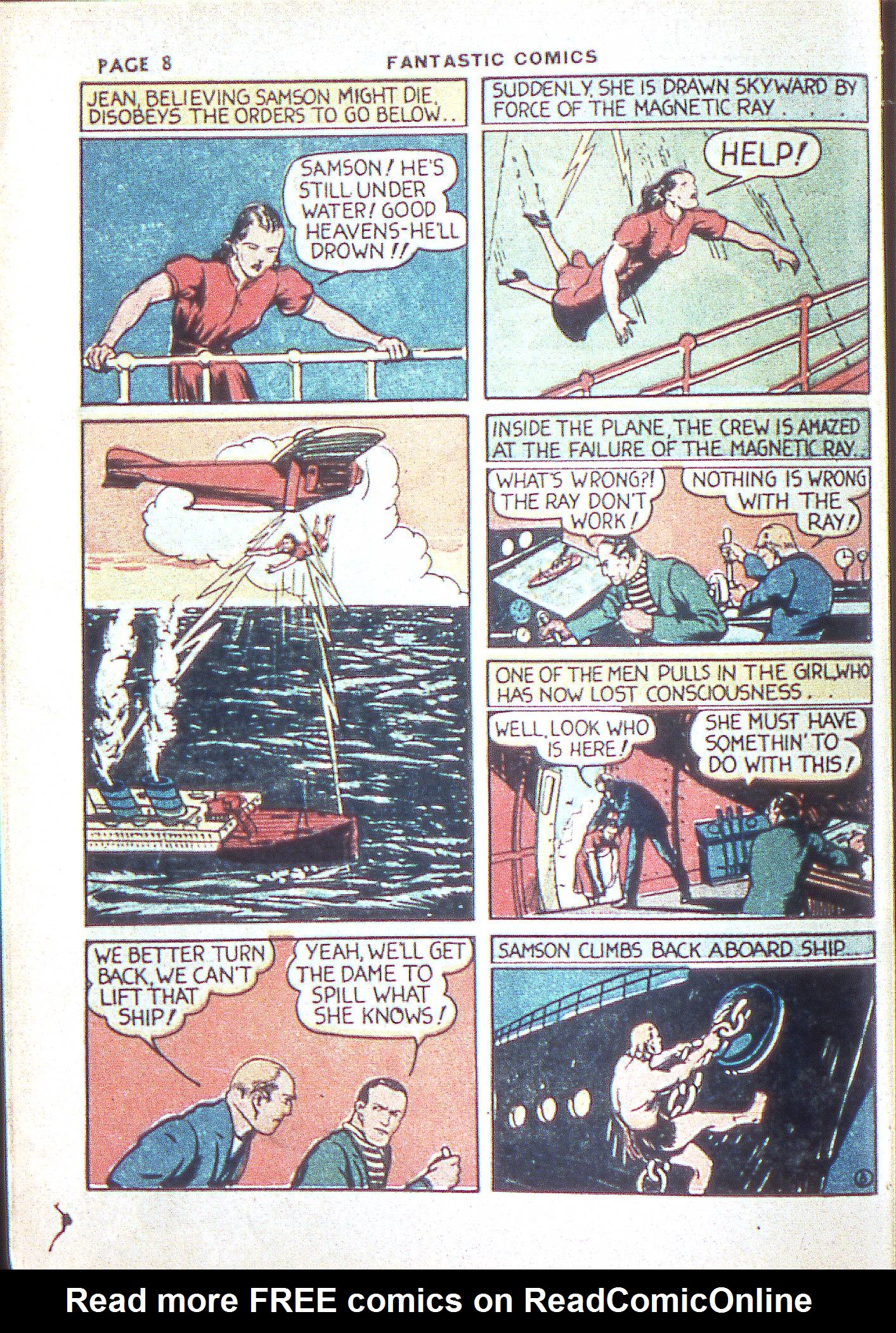 Read online Fantastic Comics comic -  Issue #3 - 11