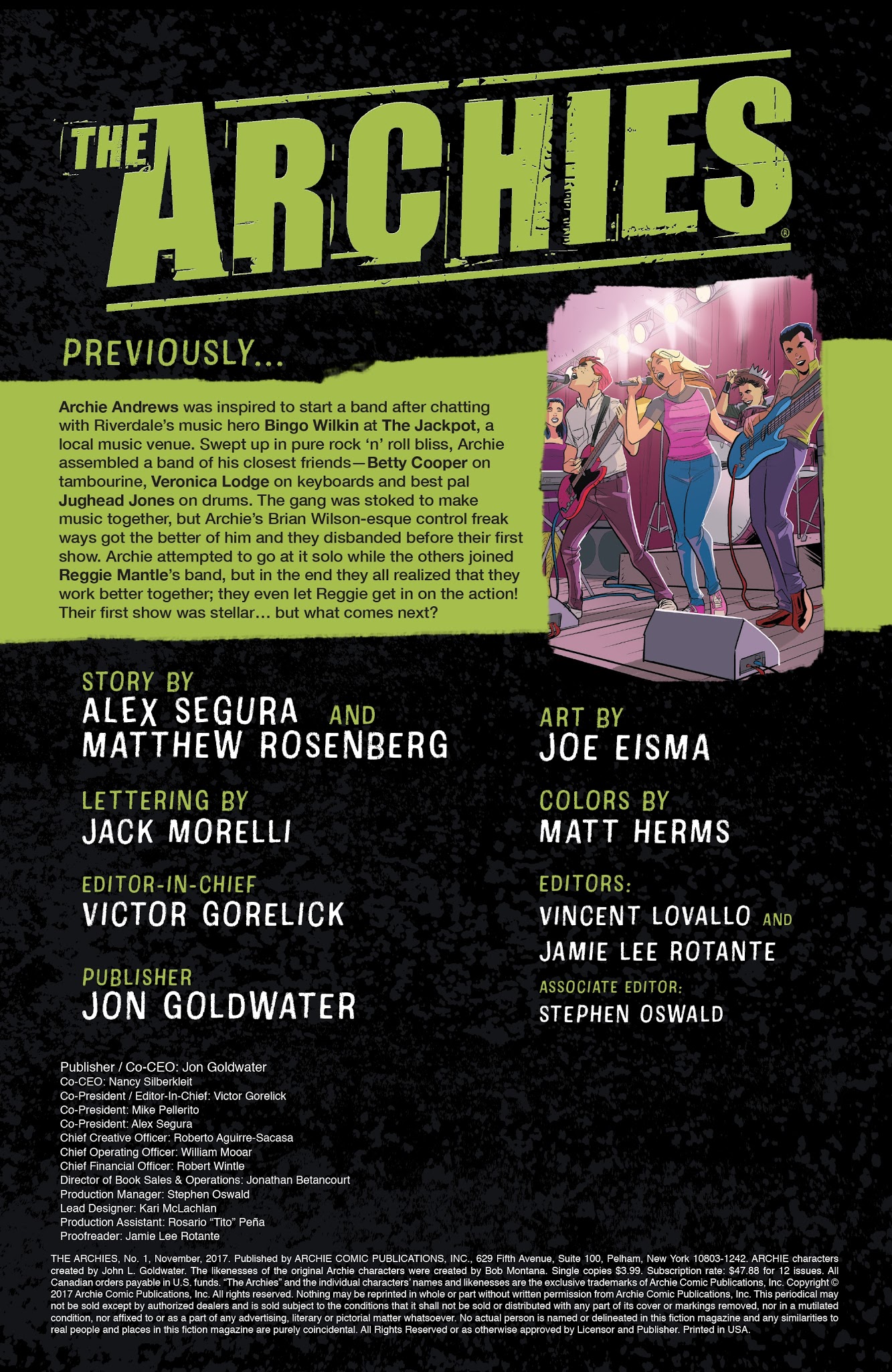 Read online The Archies comic -  Issue #1 - 2