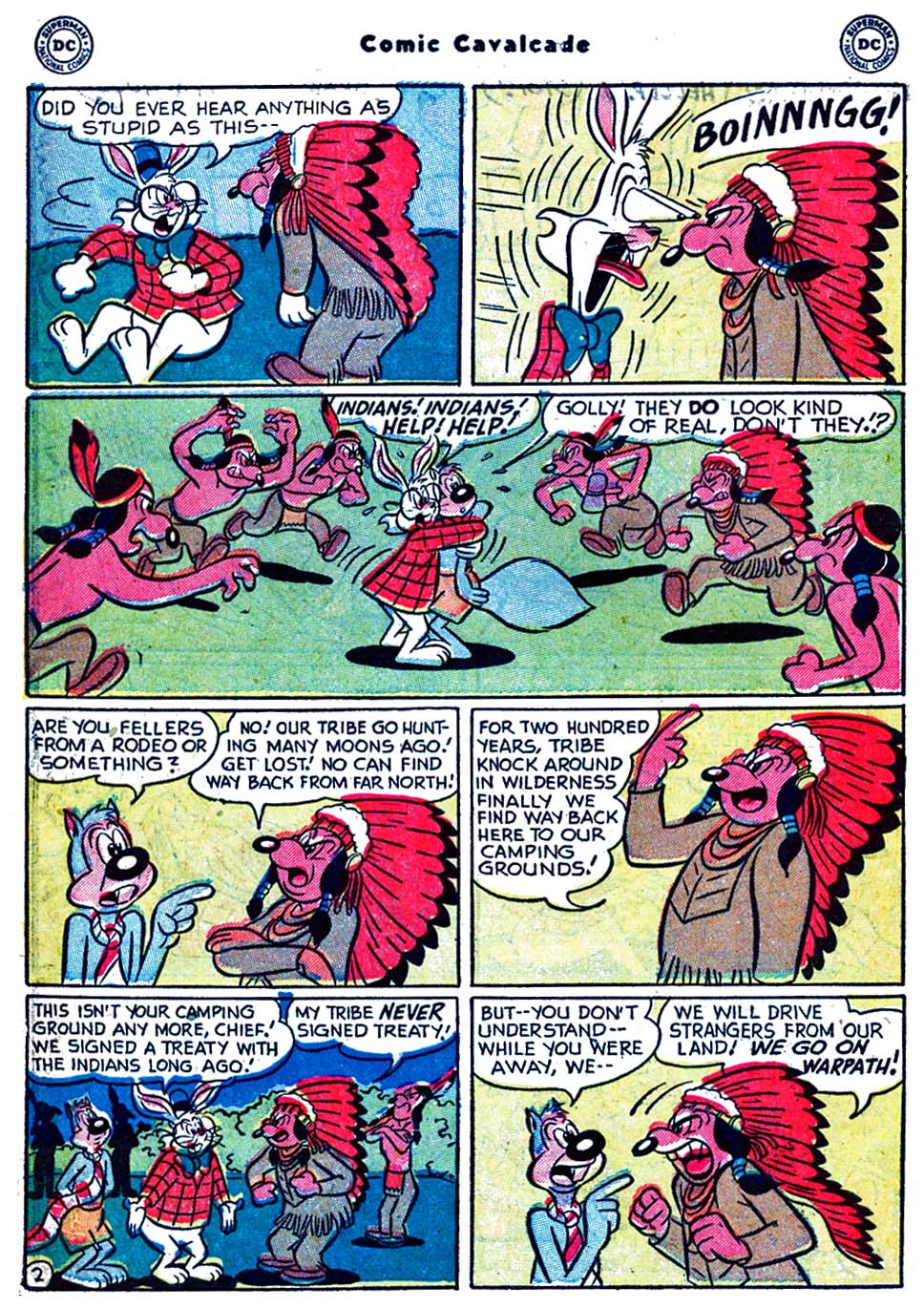 Read online Comic Cavalcade comic -  Issue #55 - 16