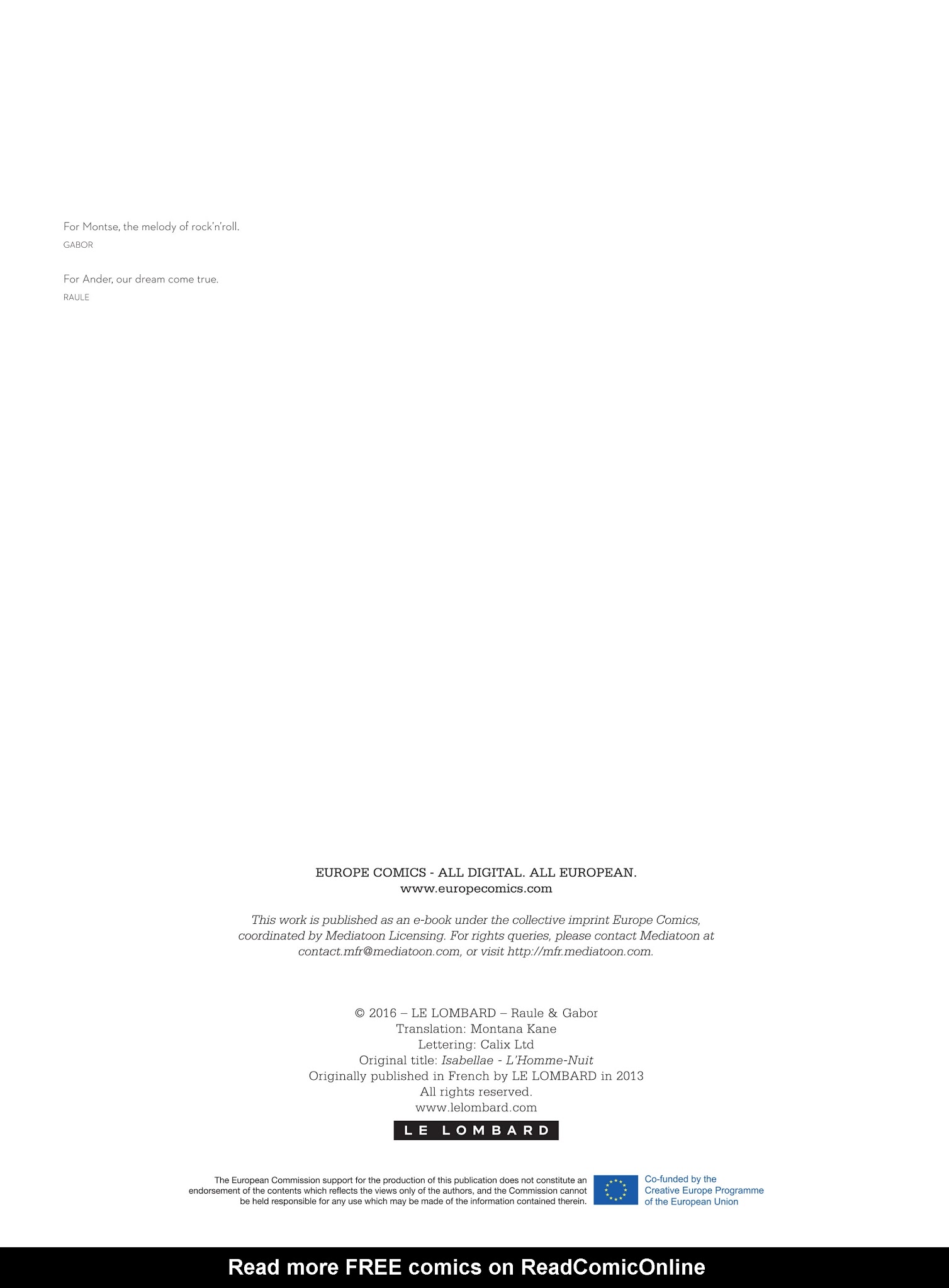 Read online Isabellae comic -  Issue #1 - 4