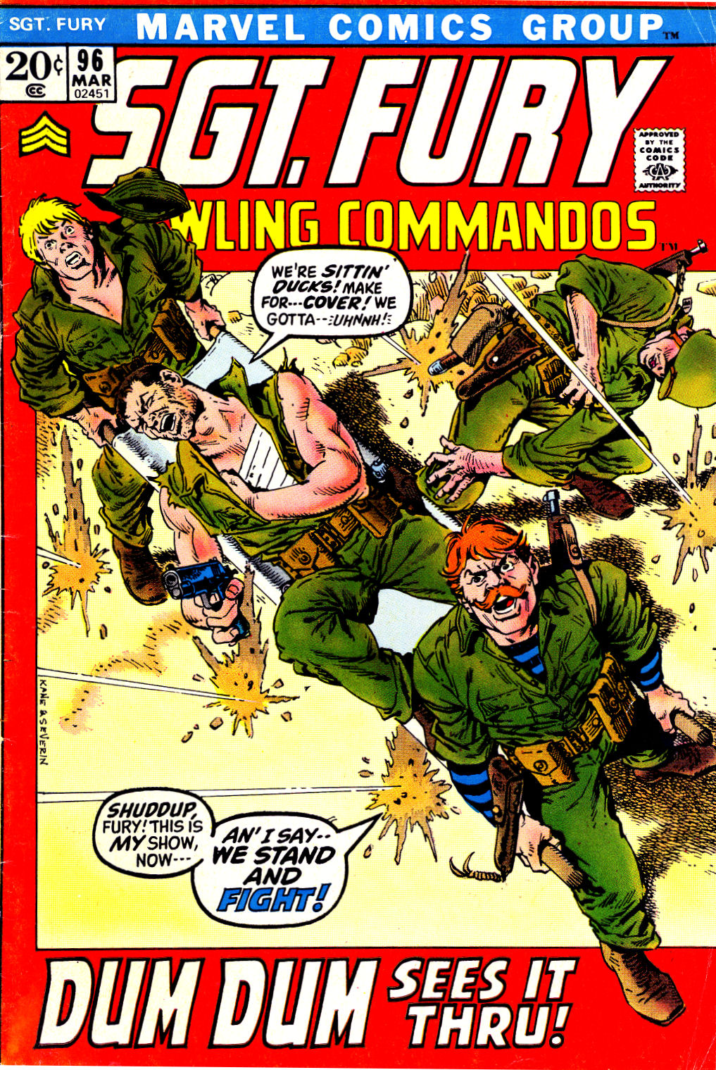 Read online Sgt. Fury comic -  Issue #96 - 1