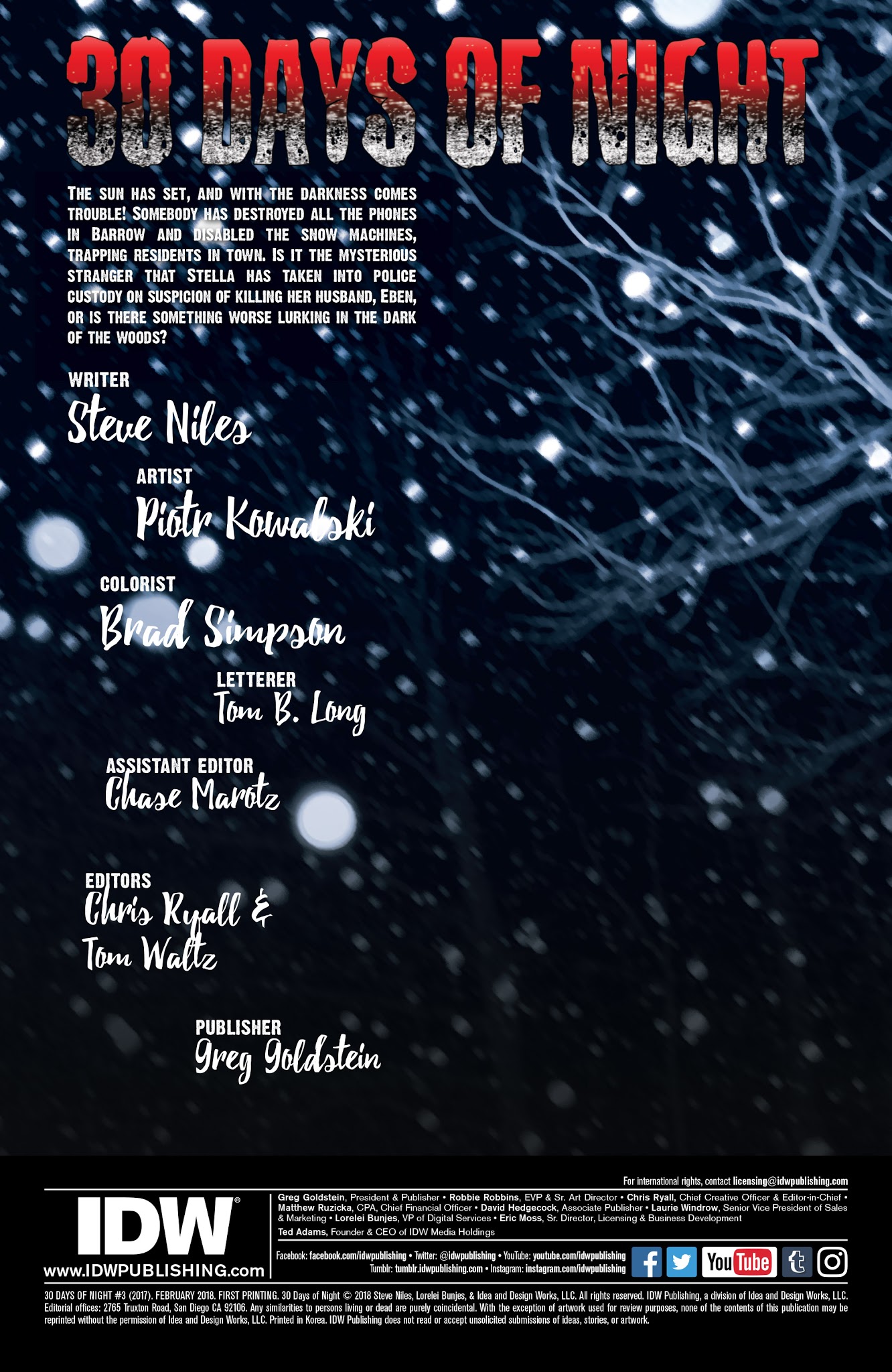 Read online 30 Days of Night (2017) comic -  Issue #3 - 2