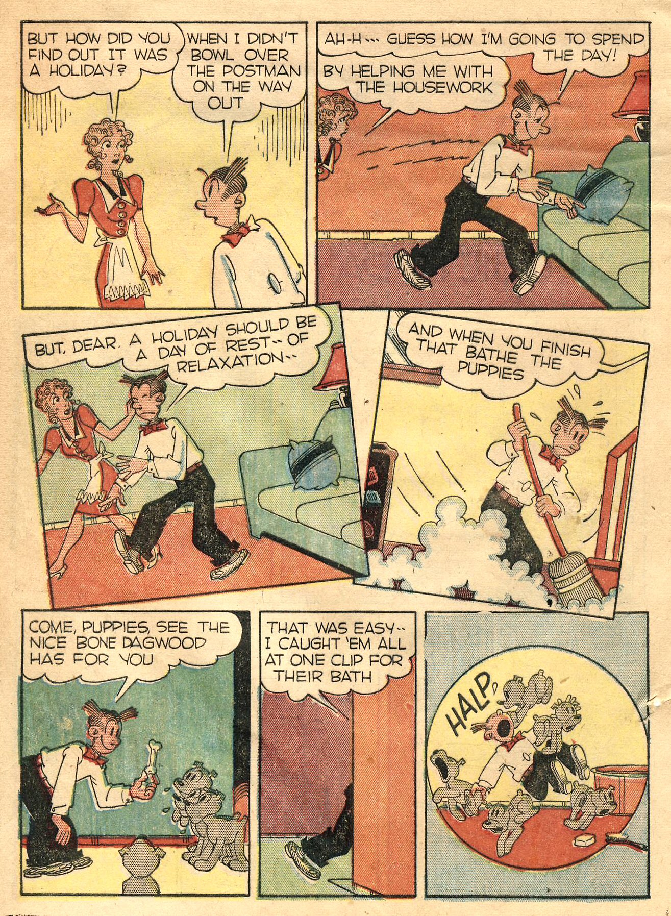 Read online Blondie Comics (1947) comic -  Issue #1 - 4