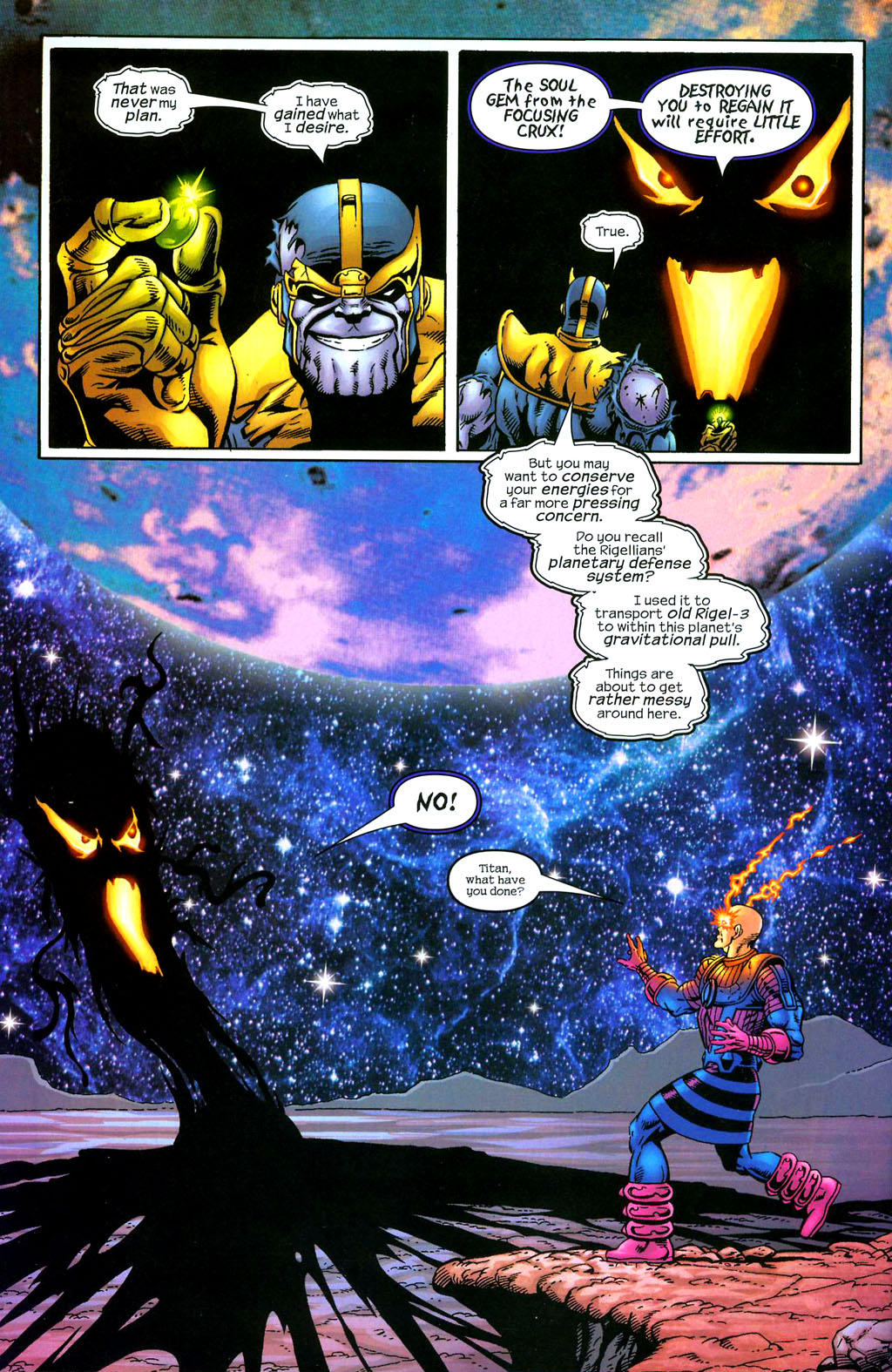 Read online Thanos (2003) comic -  Issue #6 - 7