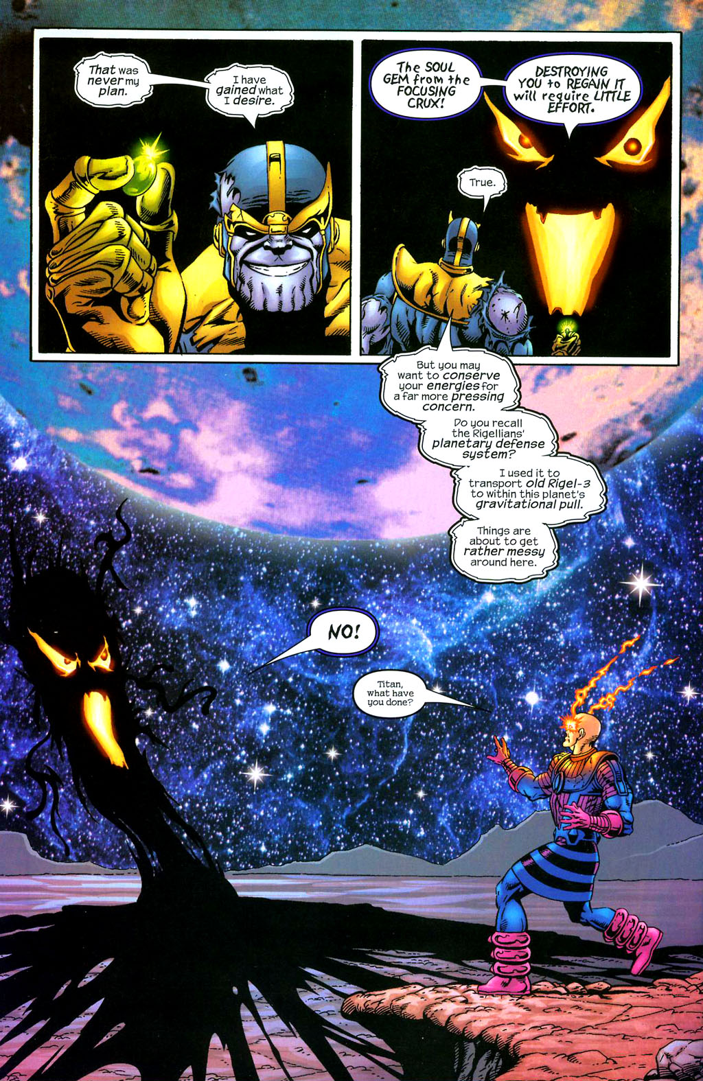 Read online Thanos (2003) comic -  Issue #6 - 7
