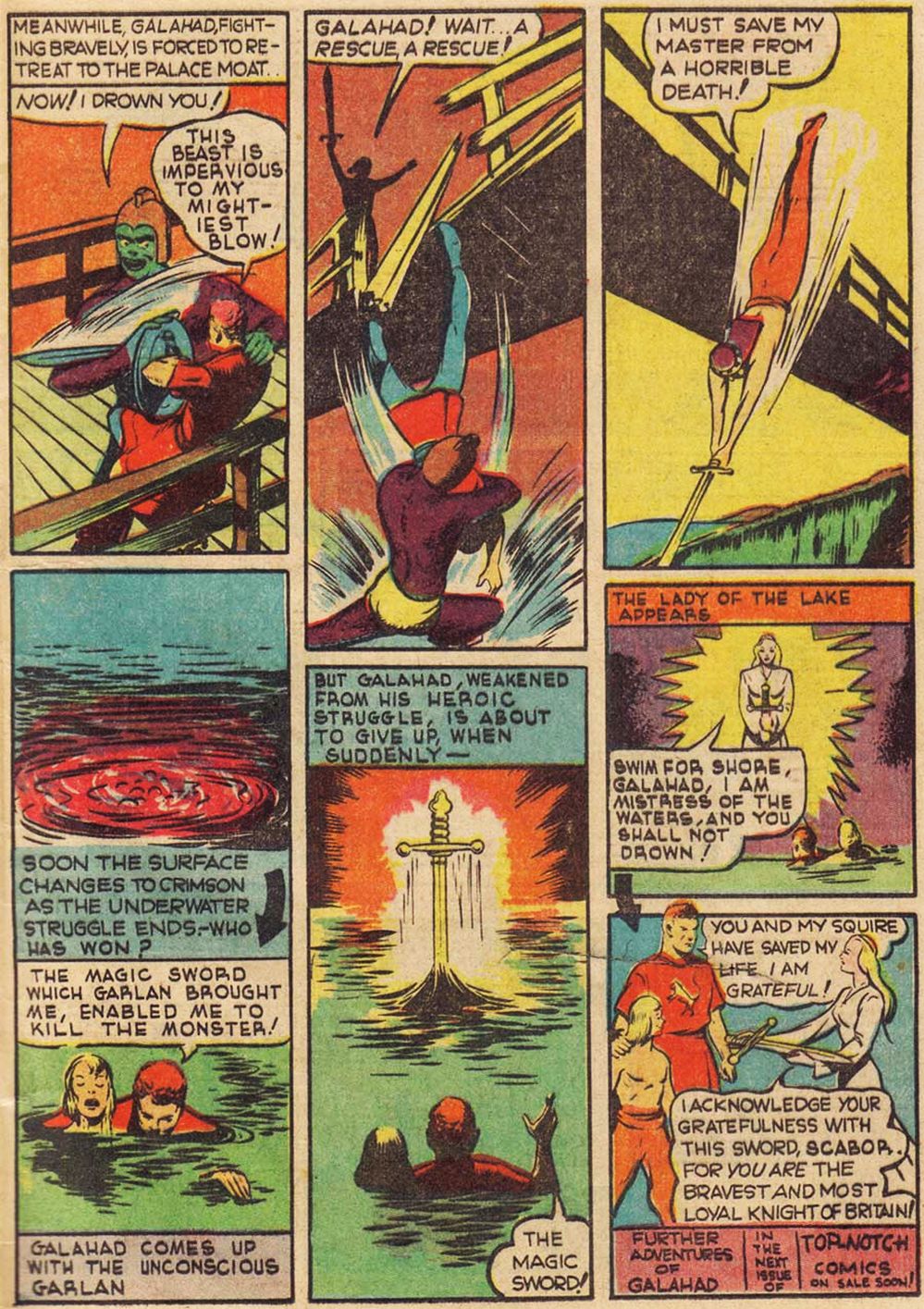 Read online Top-Notch Comics comic -  Issue #9 - 21