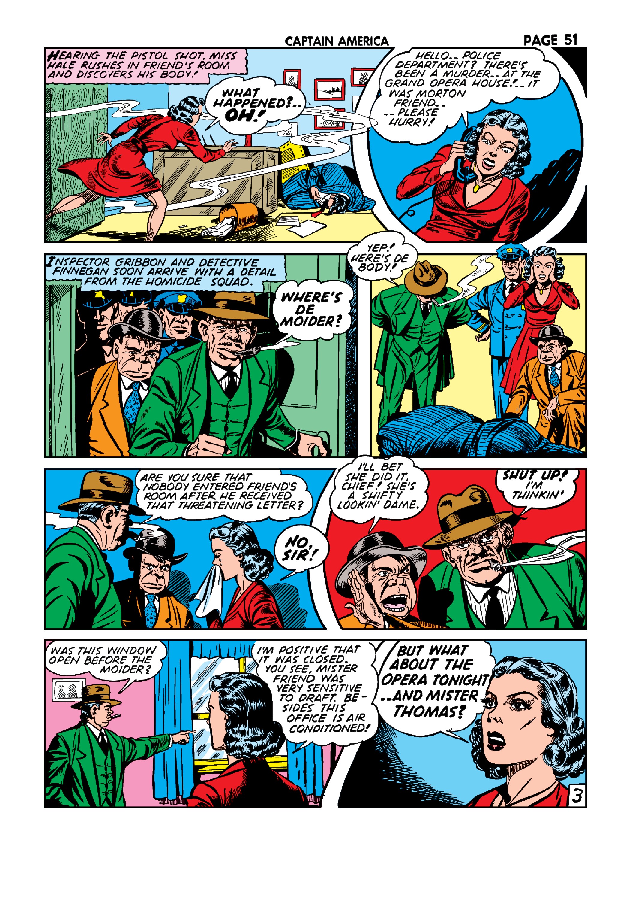 Read online Marvel Masterworks: Golden Age Captain America comic -  Issue # TPB 3 (Part 2) - 92