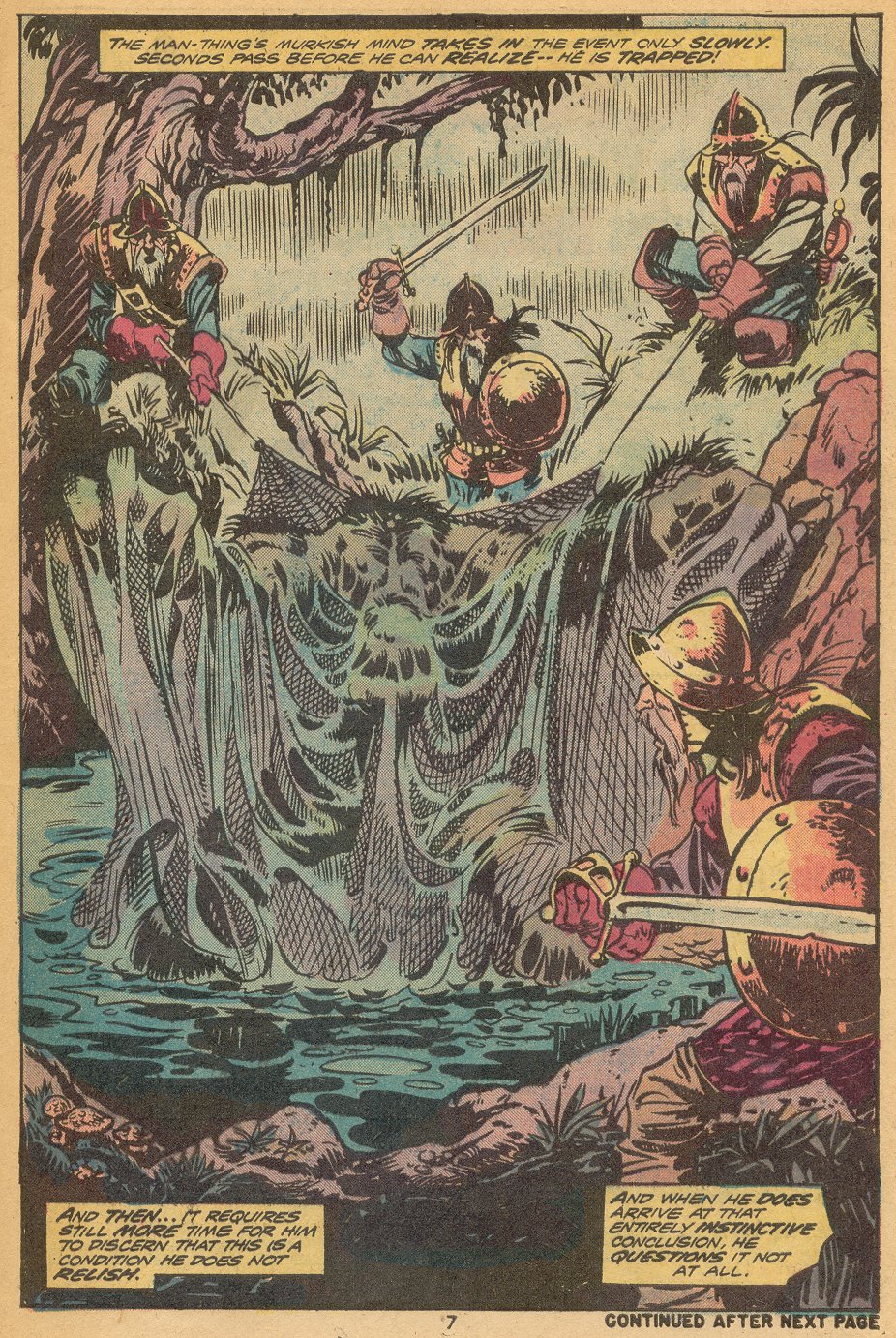 Read online Man-Thing (1974) comic -  Issue #7 - 6