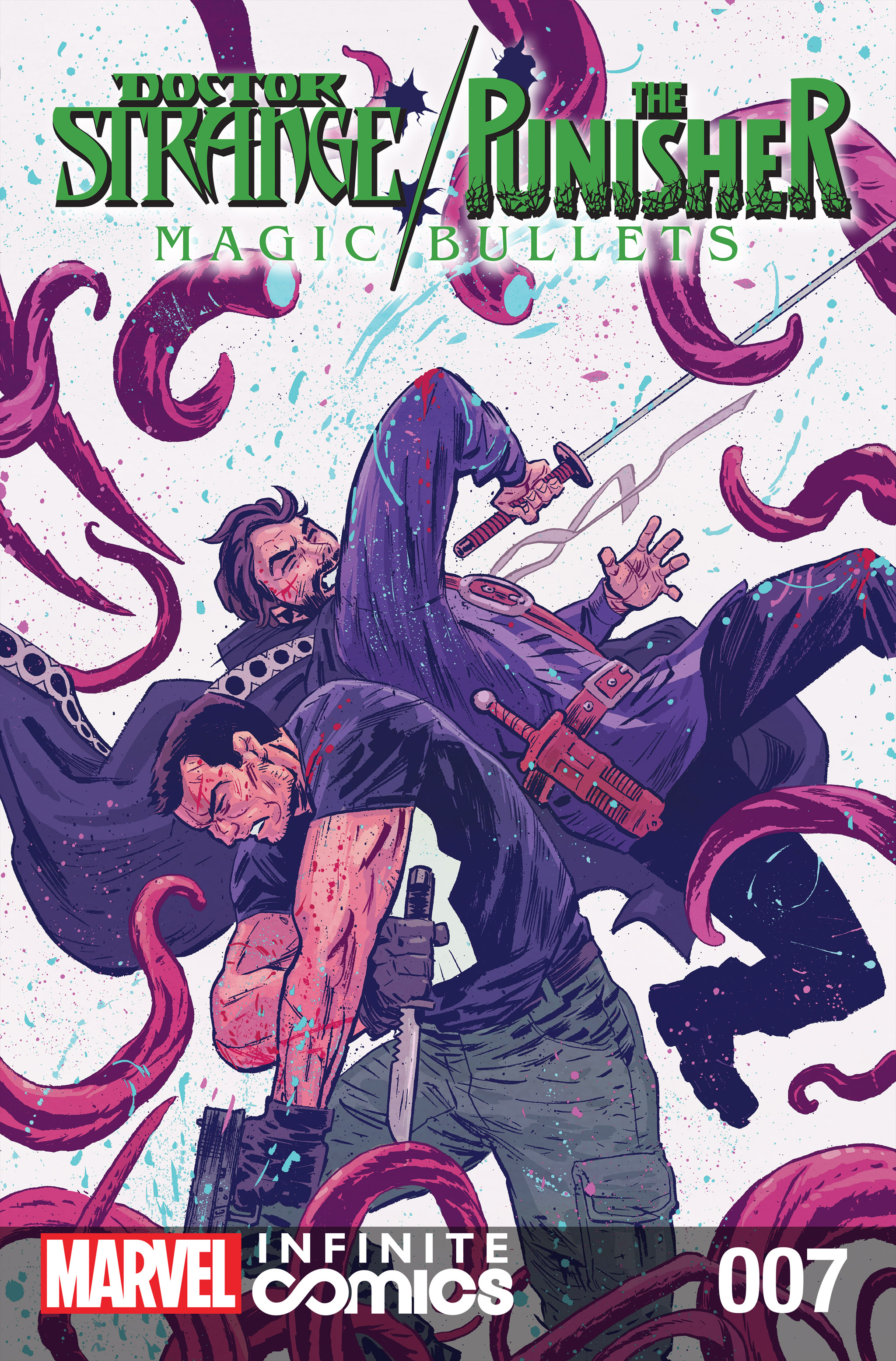 Read online Doctor Strange/Punisher: Magic Bullets Infinite Comic comic -  Issue #7 - 1