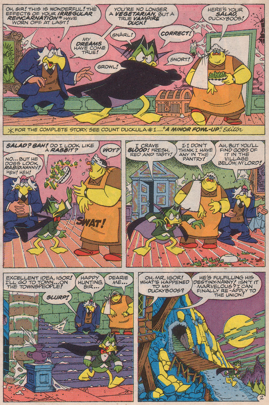Read online Count Duckula comic -  Issue #9 - 4