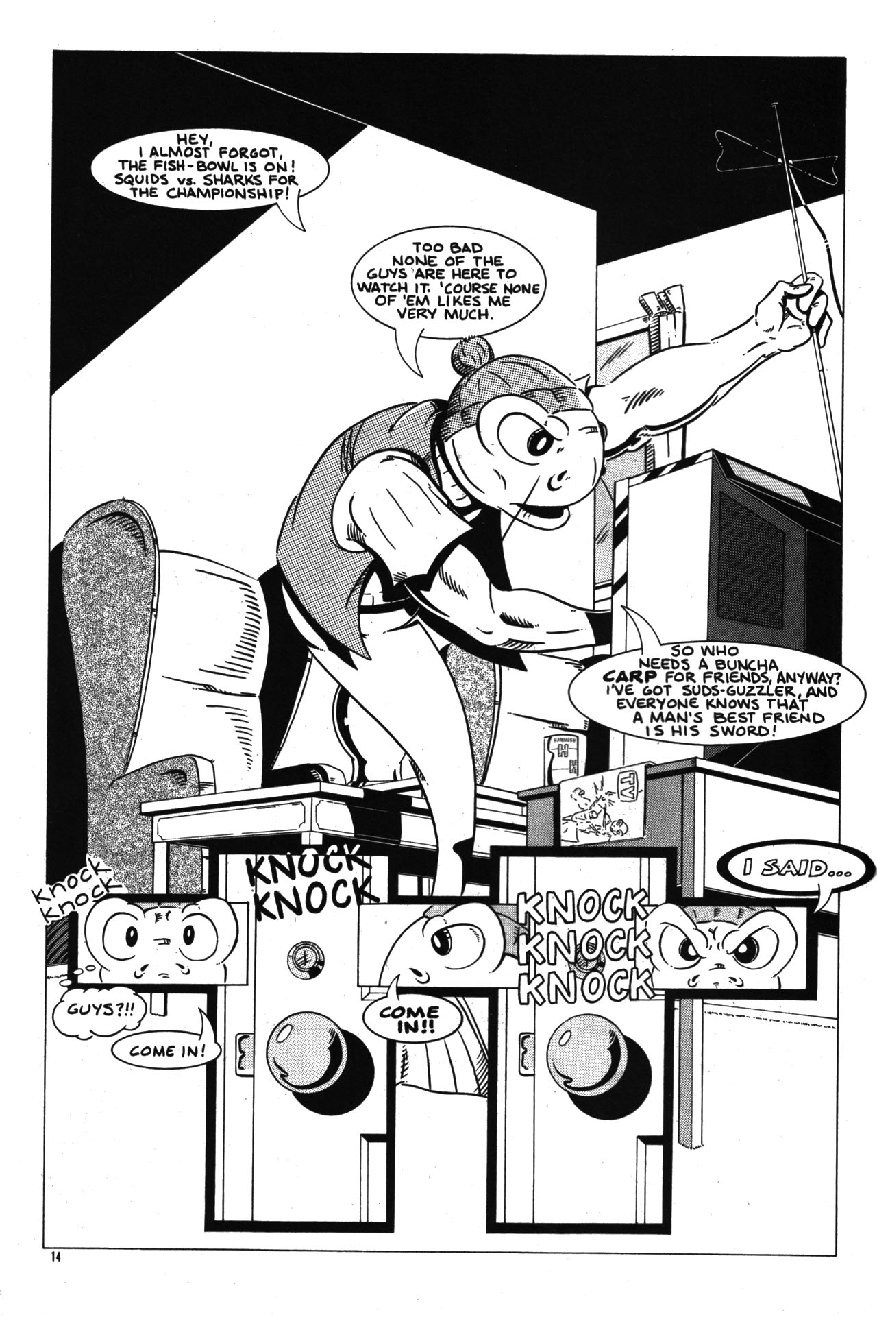 Read online The Fish Police comic -  Issue #5 - 16