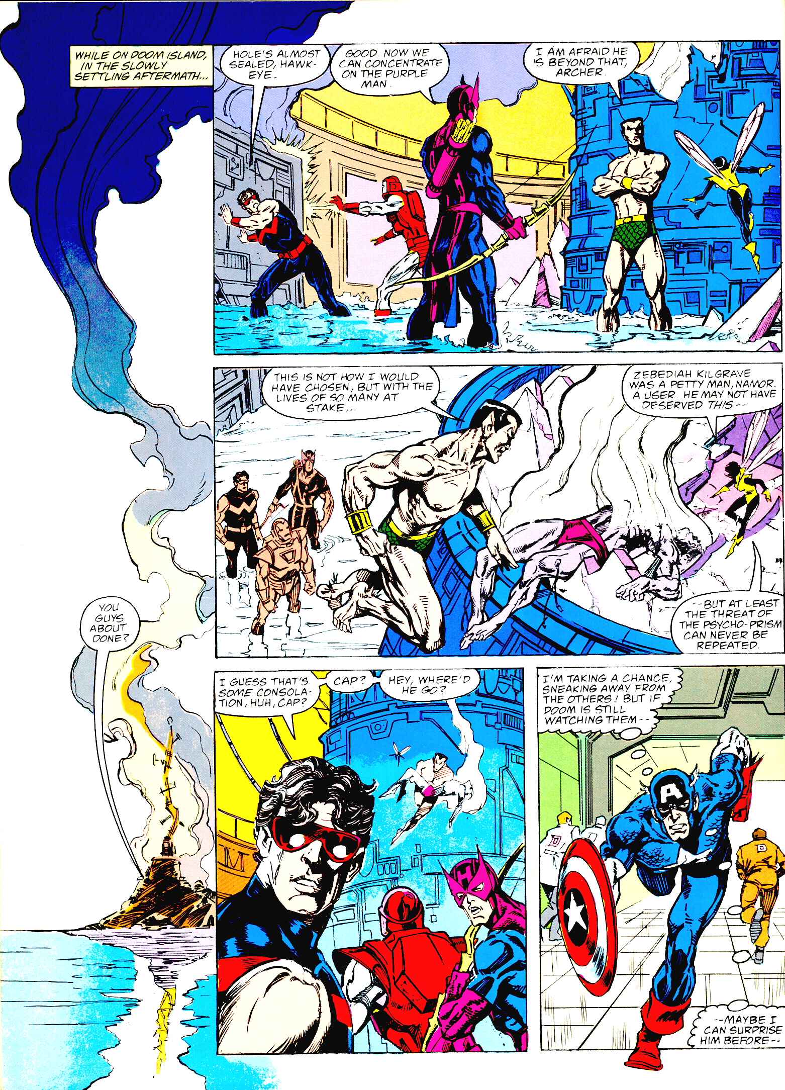 Read online Marvel Graphic Novel comic -  Issue #27 - Avengers - Emperor Doom - 63