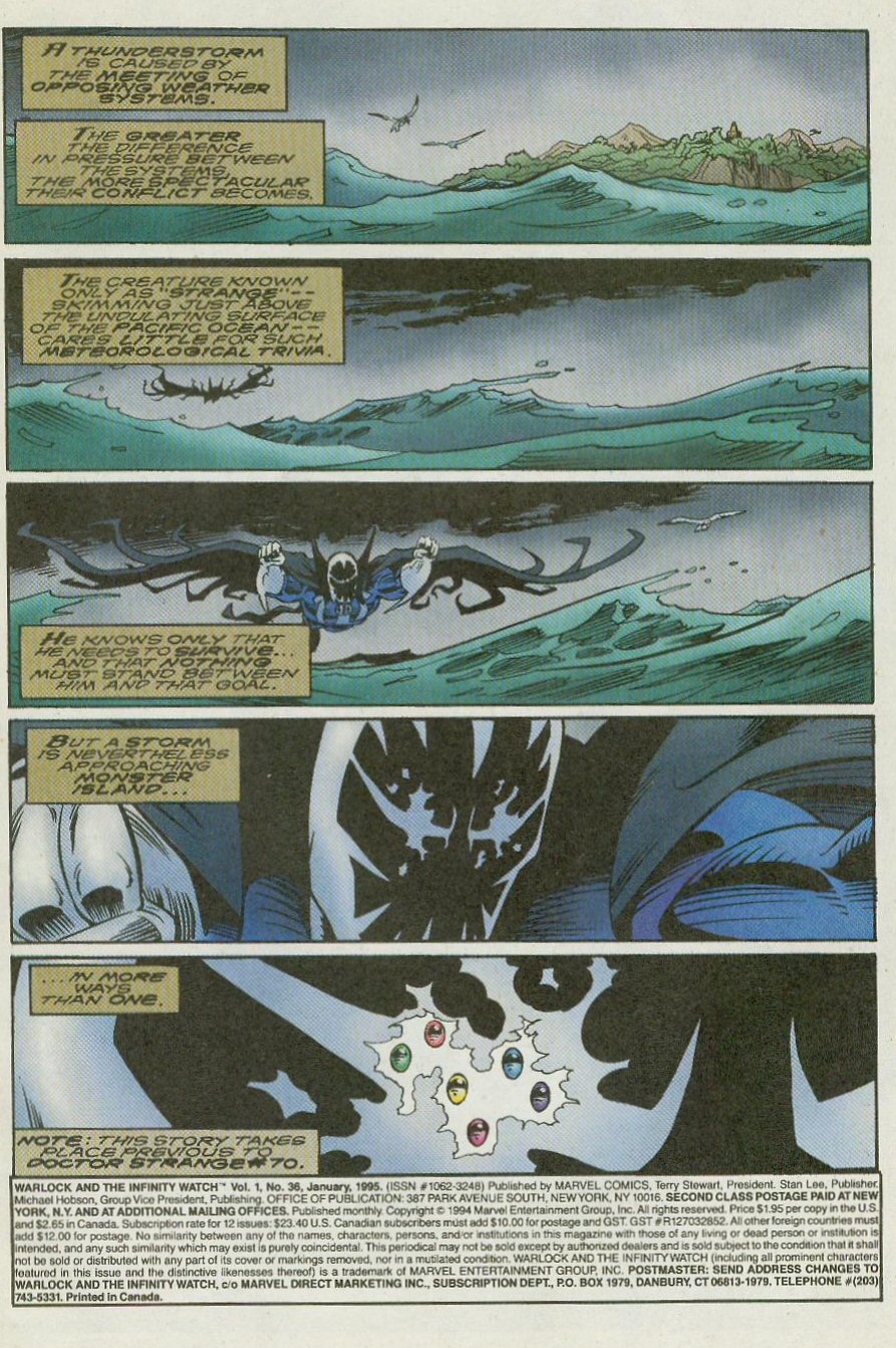 Read online Warlock and the Infinity Watch comic -  Issue #36 - 2