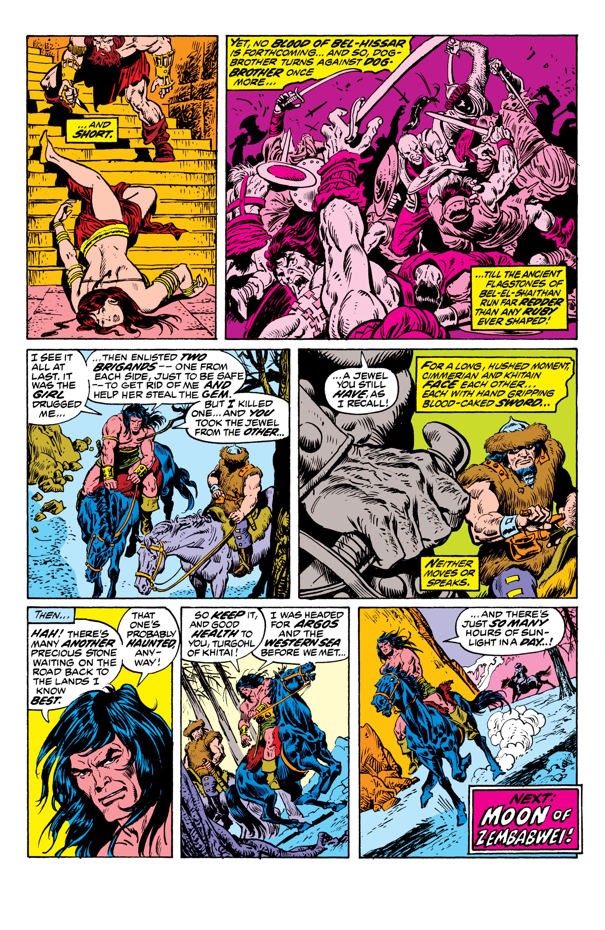 Read online Conan The Barbarian Epic Collection: The Original Marvel Years - The Curse Of The Golden Skull comic -  Issue # TPB (Part 1) - 25