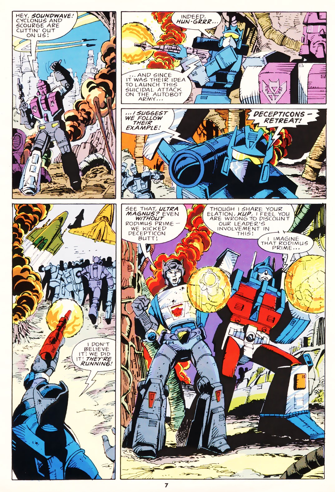 Read online The Transformers (UK) comic -  Issue #151 - 7