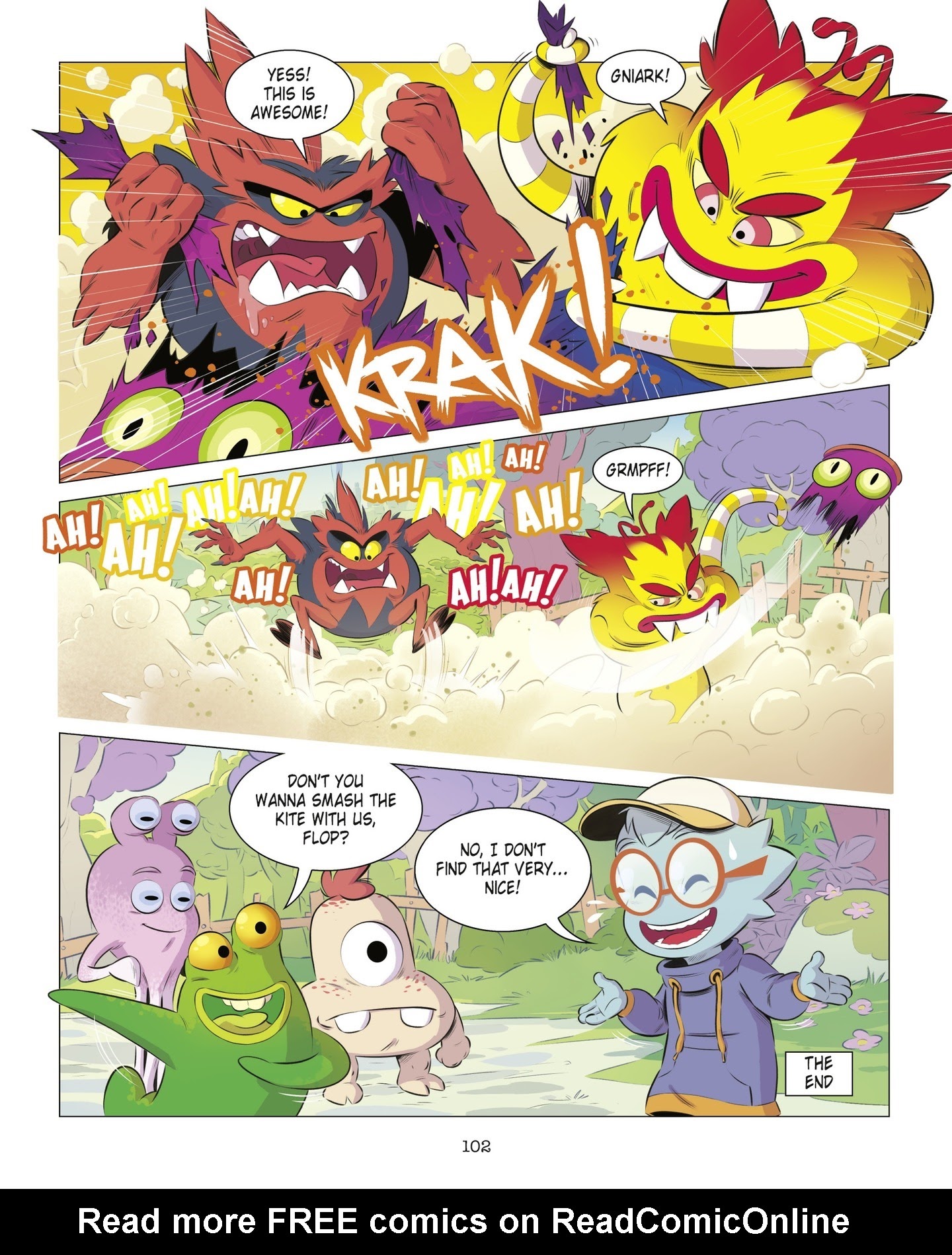 Read online The School for Little Monsters: It's Tough Being Flop comic -  Issue # TPB - 102