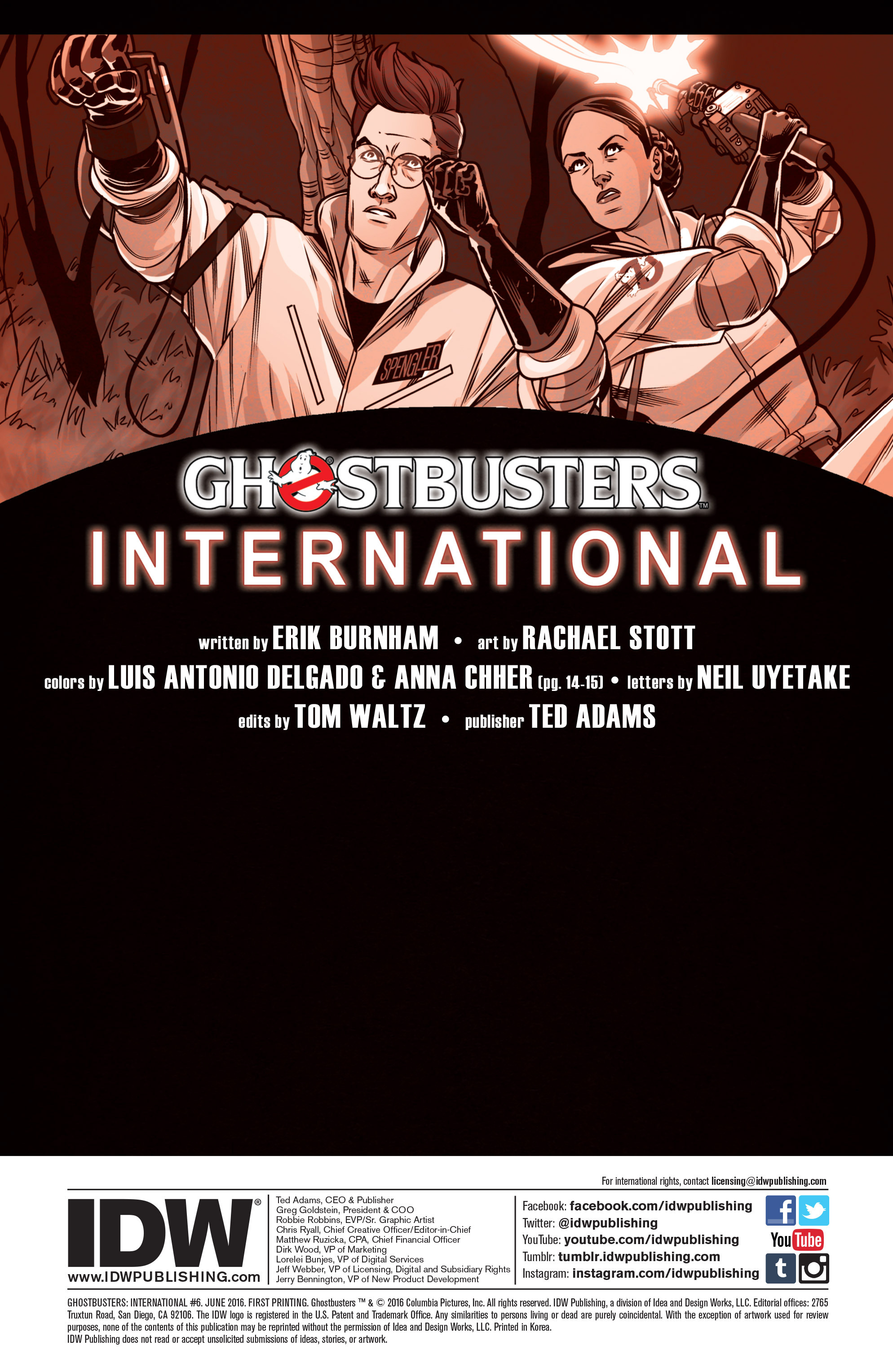 Read online Ghostbusters: International comic -  Issue #6 - 2