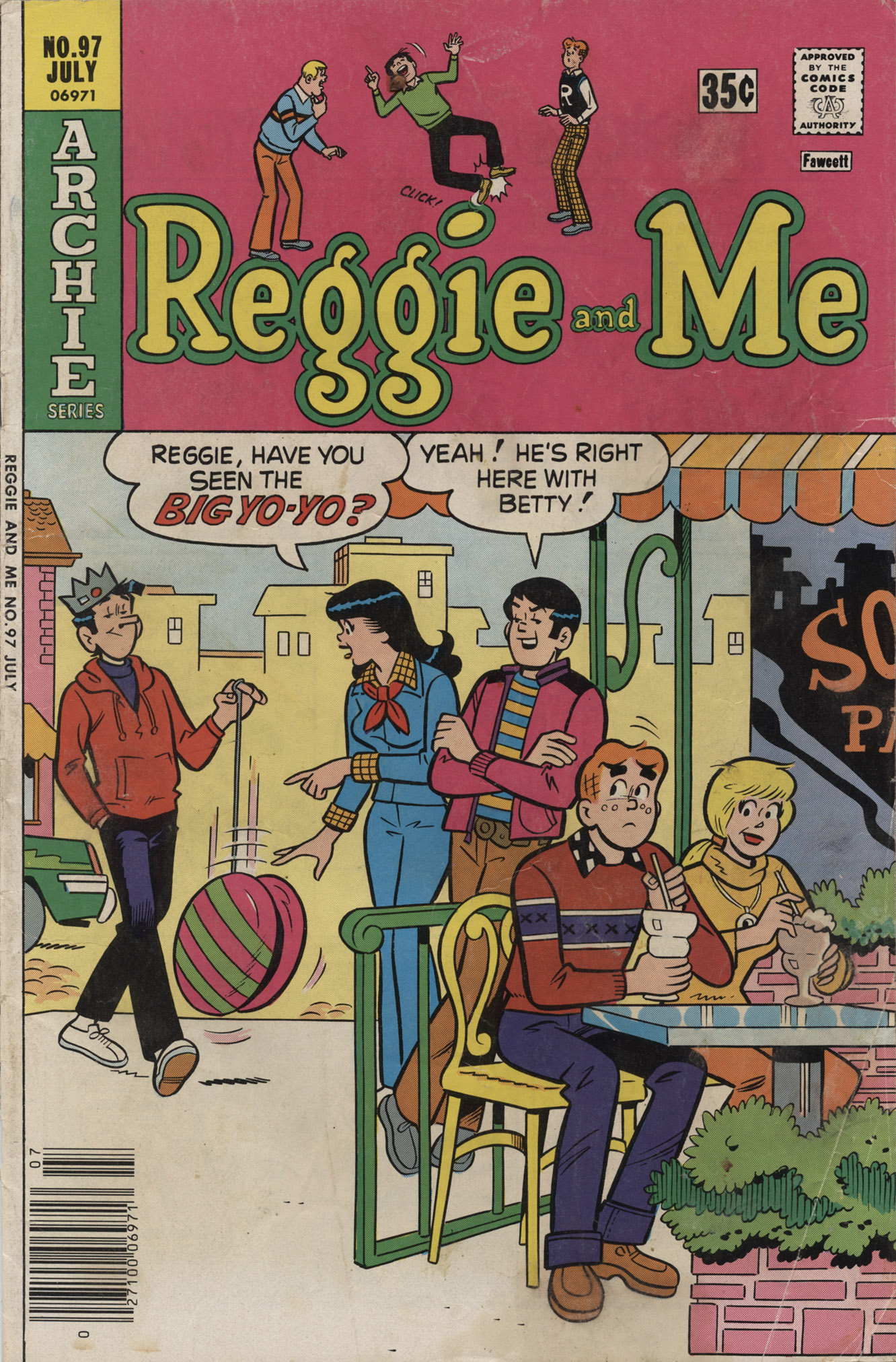 Read online Reggie and Me (1966) comic -  Issue #97 - 1