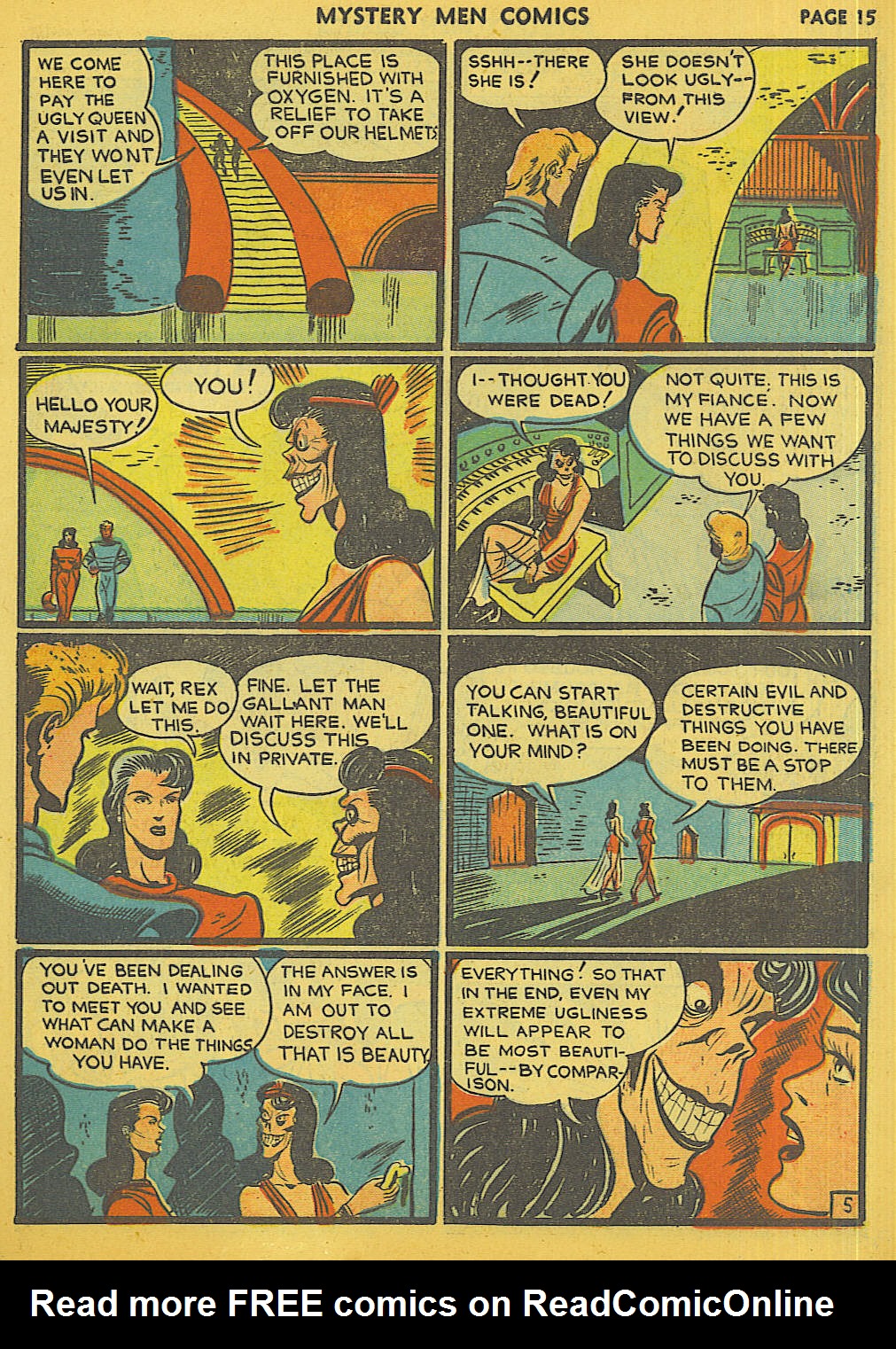 Read online Mystery Men Comics comic -  Issue #23 - 17