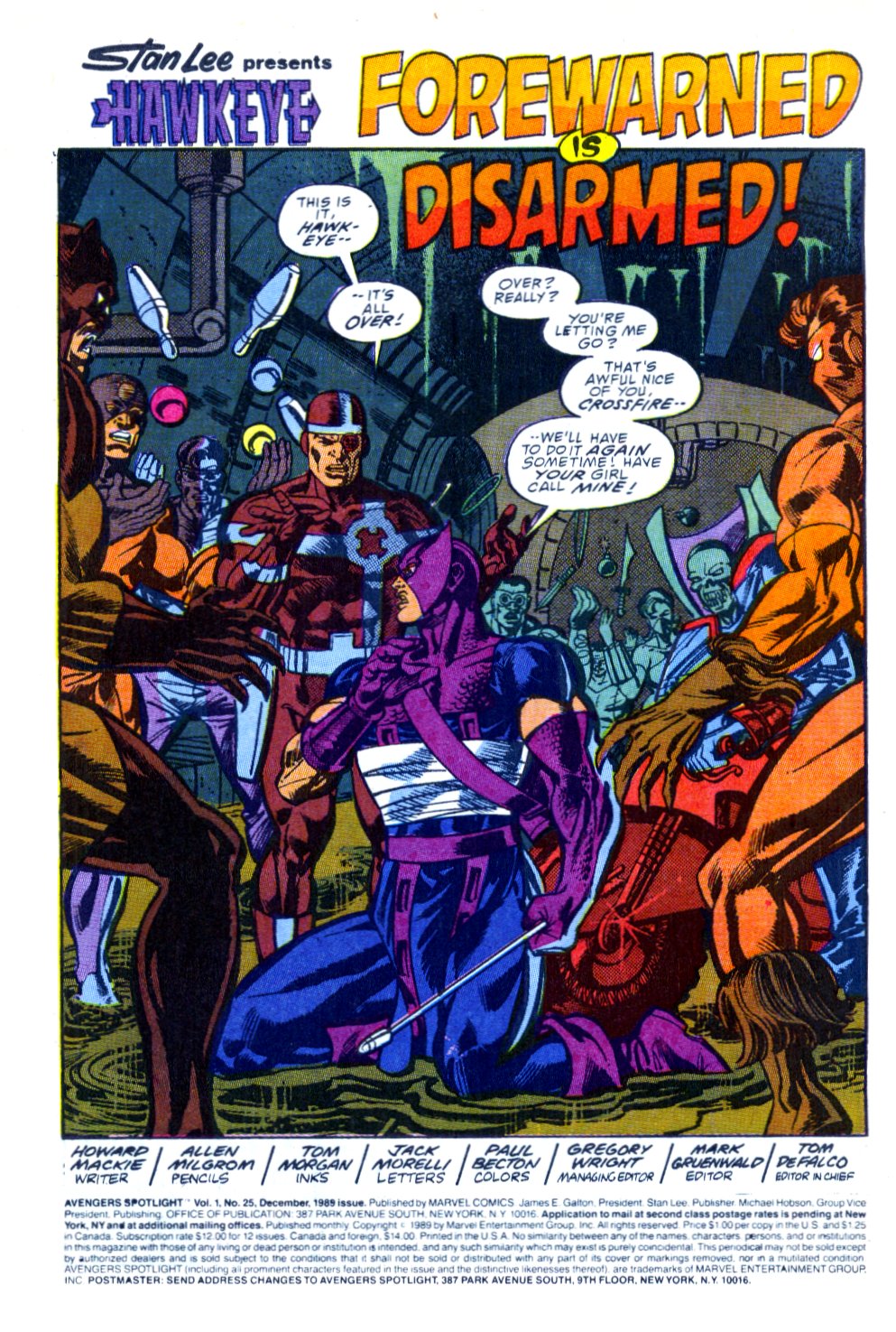 Read online Avengers Spotlight comic -  Issue #25 - 2