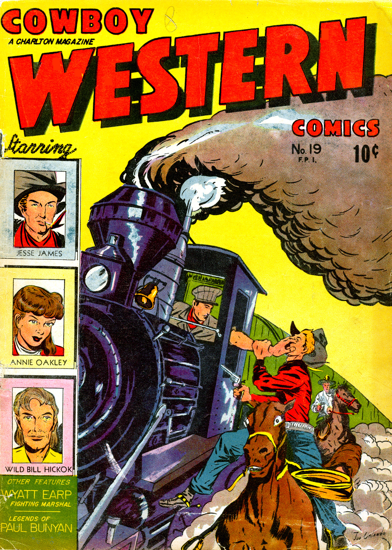 Read online Cowboy Western Comics (1948) comic -  Issue #19 - 1