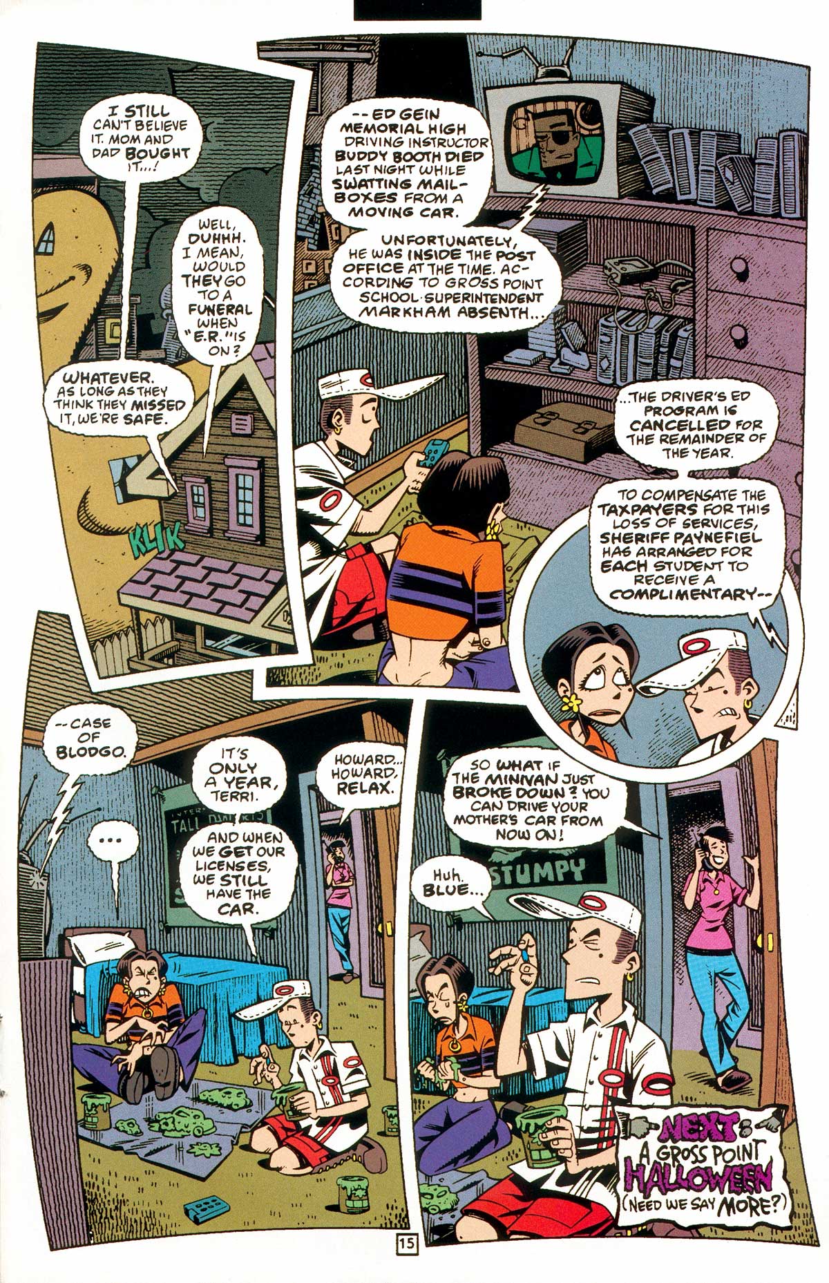 Read online Gross Point comic -  Issue #4 - 16