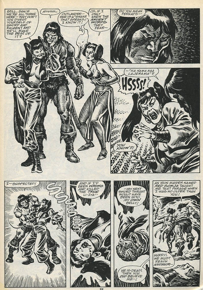 Read online The Savage Sword Of Conan comic -  Issue #192 - 39
