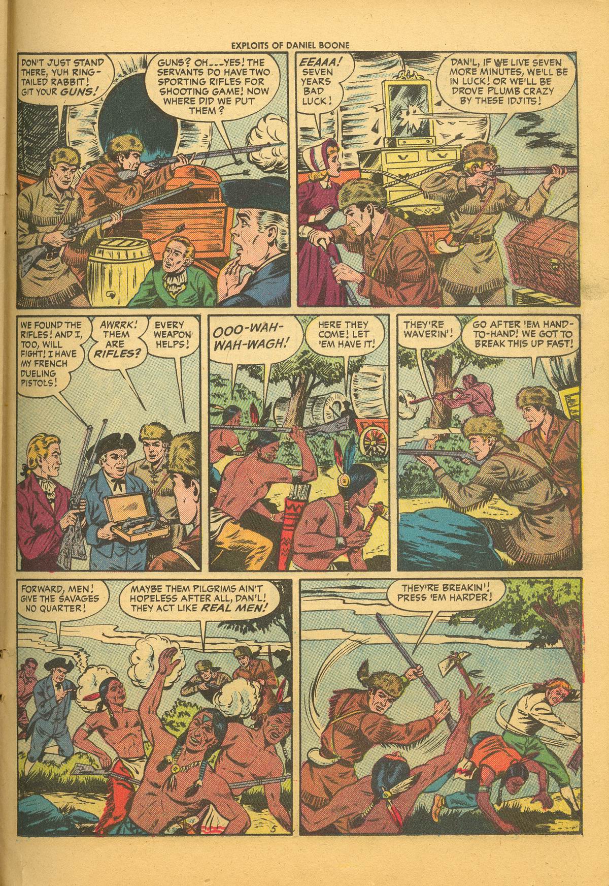 Read online Exploits of Daniel Boone comic -  Issue #4 - 23